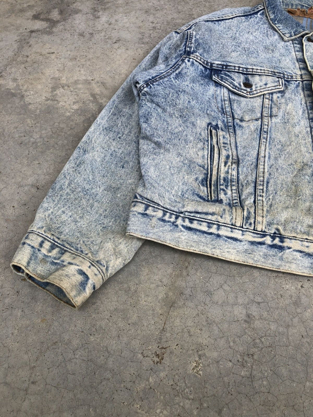 Levi's Vintage 80s Levis 70417 Blanked Lined Baggy Distressed Size US XL / EU 56 / 4 - 10 Thumbnail
