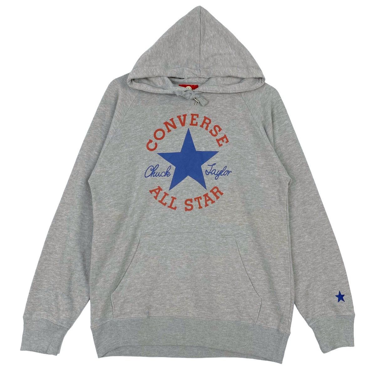 Converse × Vintage Vintage Converse All Start Full Print Hoodie Gray Size US M / EU 48-50 / 2 - 1 Thumbnail