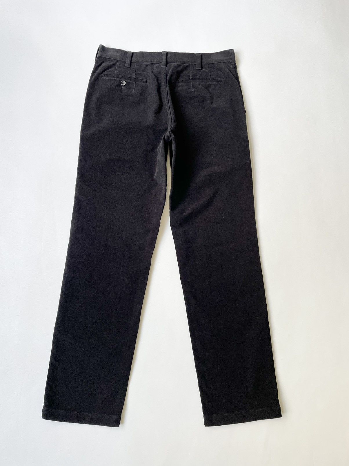Comme des Garcons A/W 10 Black Moleskin Trousers Size US 32 / EU 48 - 10 Thumbnail
