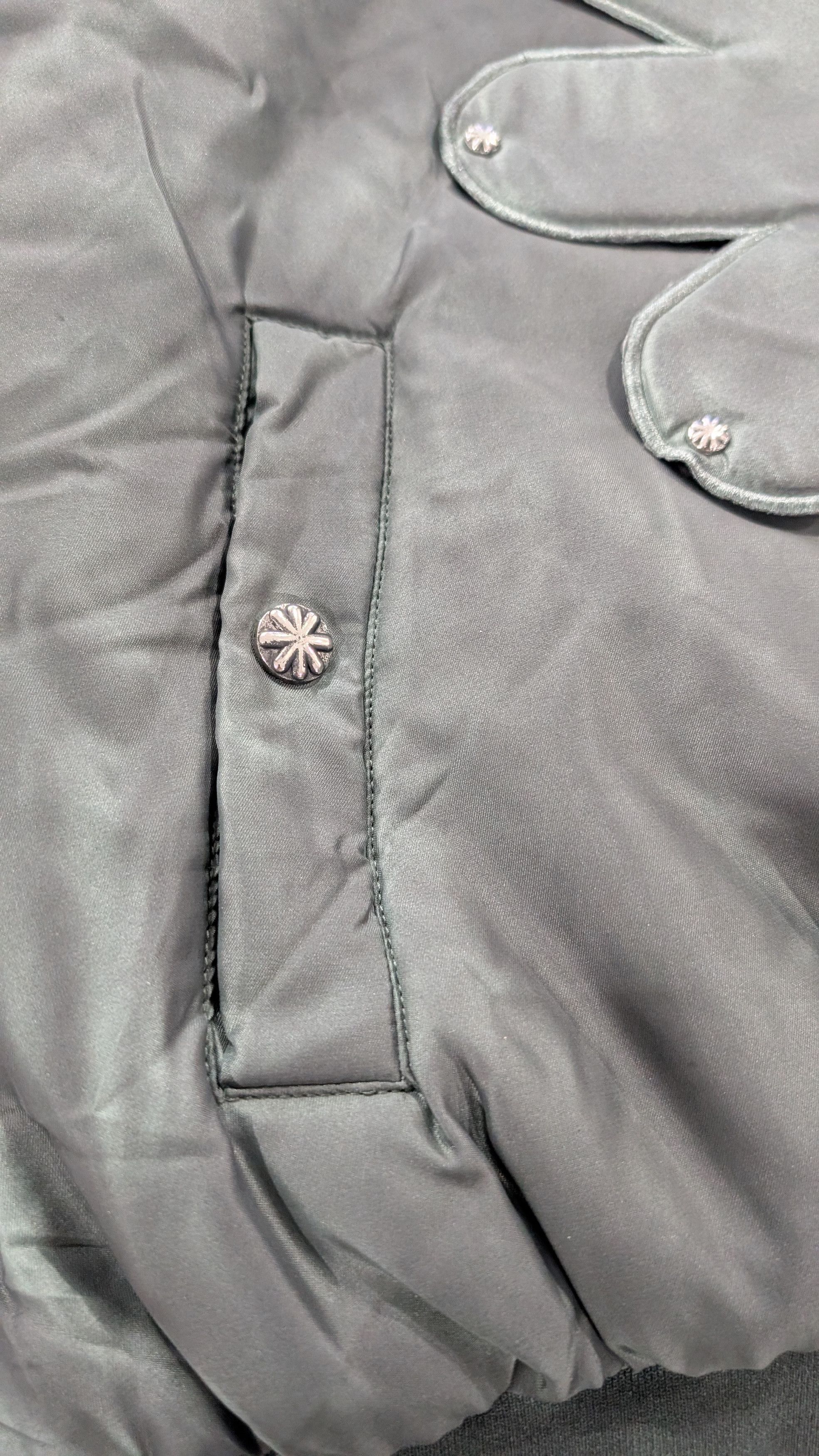 LOSTSHDWS LOSTSHDWS Reversible Detached Bomber Jacket Petroleum Green Size US M / EU 48-50 / 2 - 14 Thumbnail