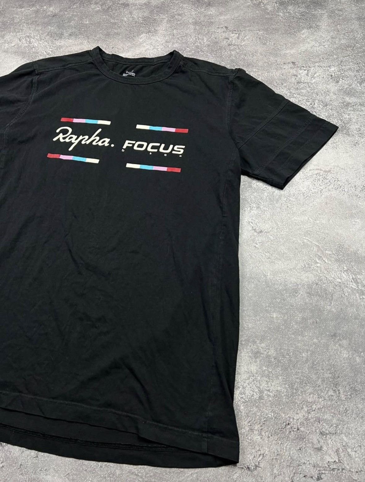 Rapha Rapha Focus Bikes T-Shirt Big Logo Cycling Black Mens Tee Size US XL / EU 56 / 4 - 3 Thumbnail