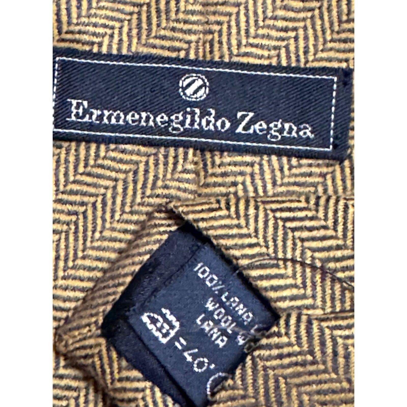 Ermenegildo Zegna Ermenegildo Zegna Mens Silk Necktie Tie MINT Pure Wool Ascot Multicolor 295 Brand Mens Tie Size ONE SIZE - 7 Thumbnail
