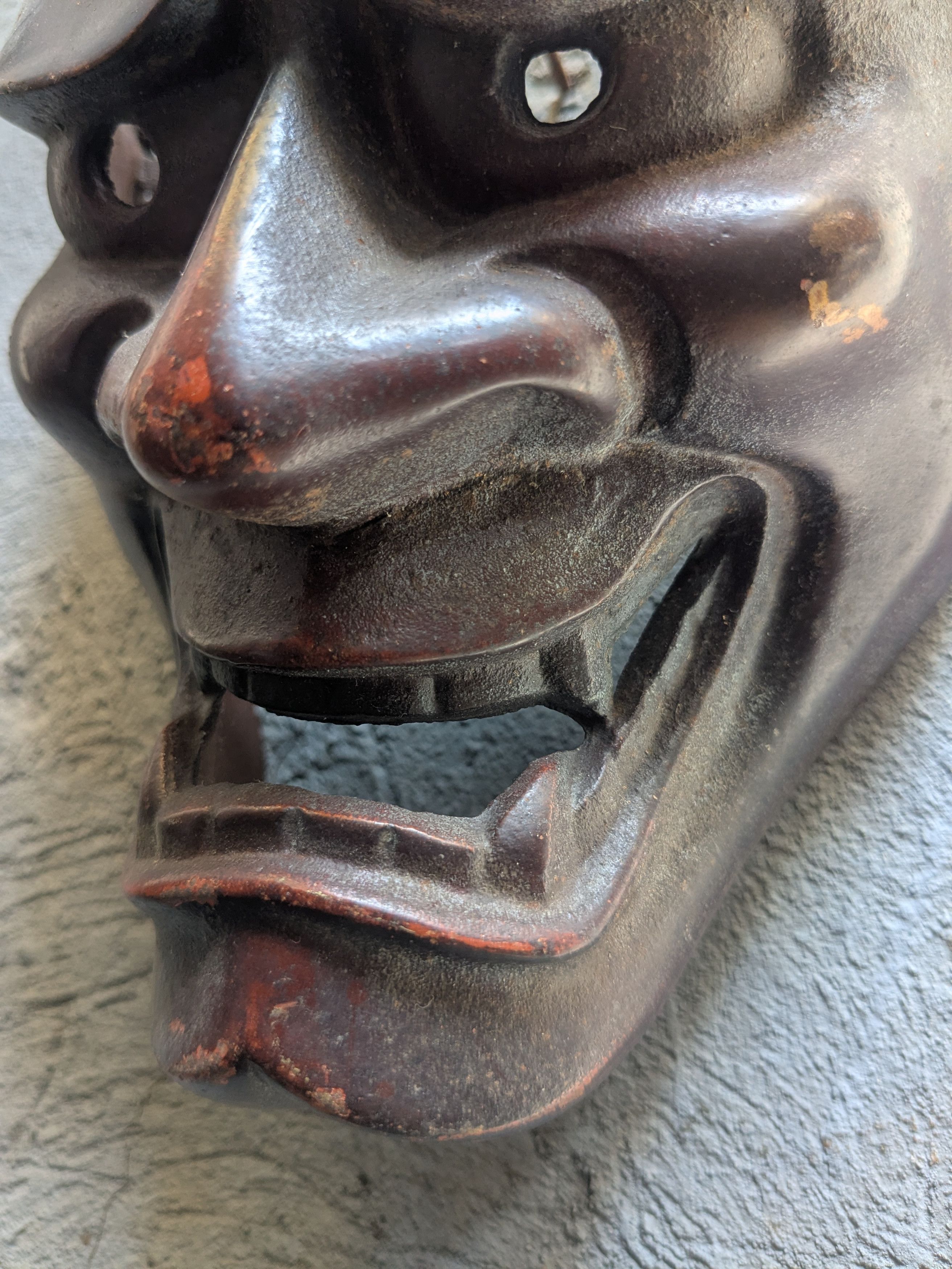 Vintage oni mask steel iron made in Japan vintage Size ONE SIZE - 4 Thumbnail