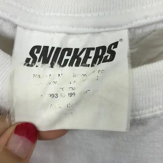 Vintage Vtg 1994 Snickers WORLD CUP USA Fifa Tee Shirt Soccer Size US S / EU 44-46 / 1 - 3 Thumbnail
