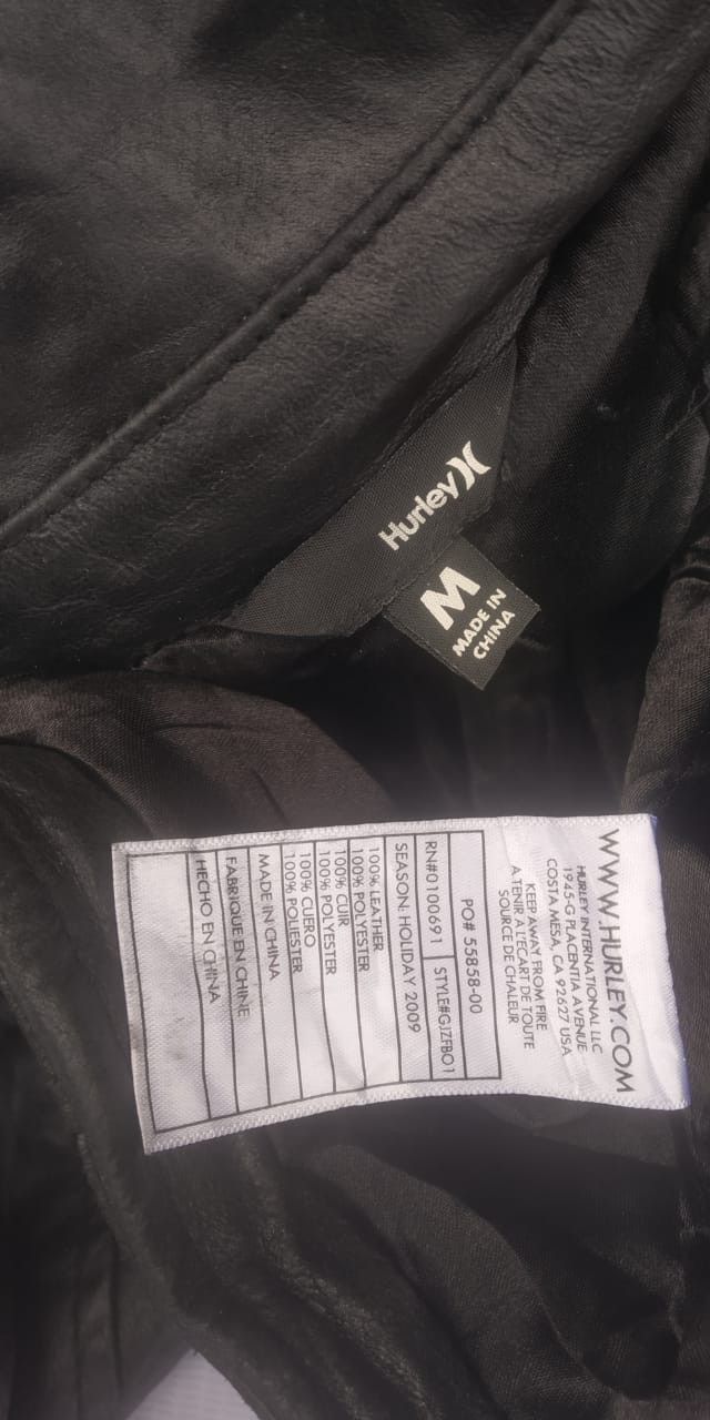 Hurley Hurley 2009 holiday leather jacket Size US M / EU 48-50 / 2 - 7 Thumbnail
