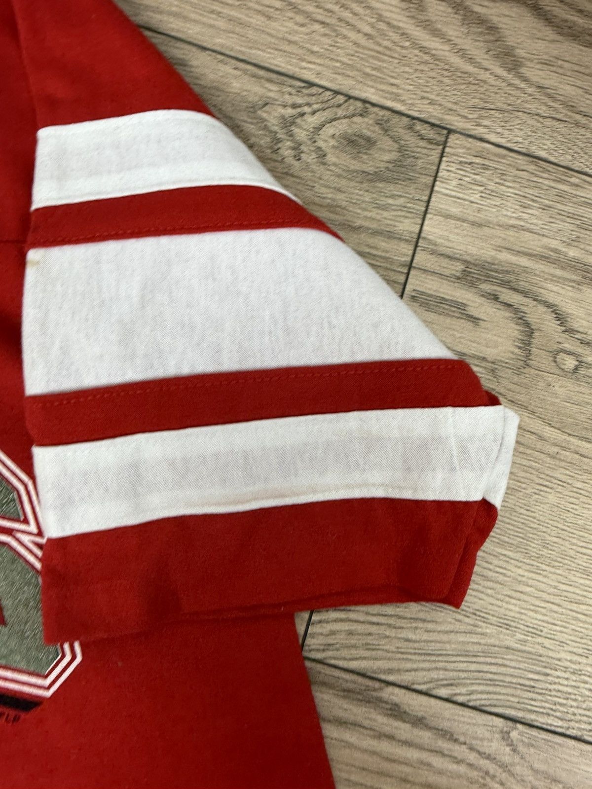 NFL Vintage NFL Logo 7 80s San Francisco 49ers Jersey Made USA Size US L / EU 52-54 / 3 - 12 Thumbnail