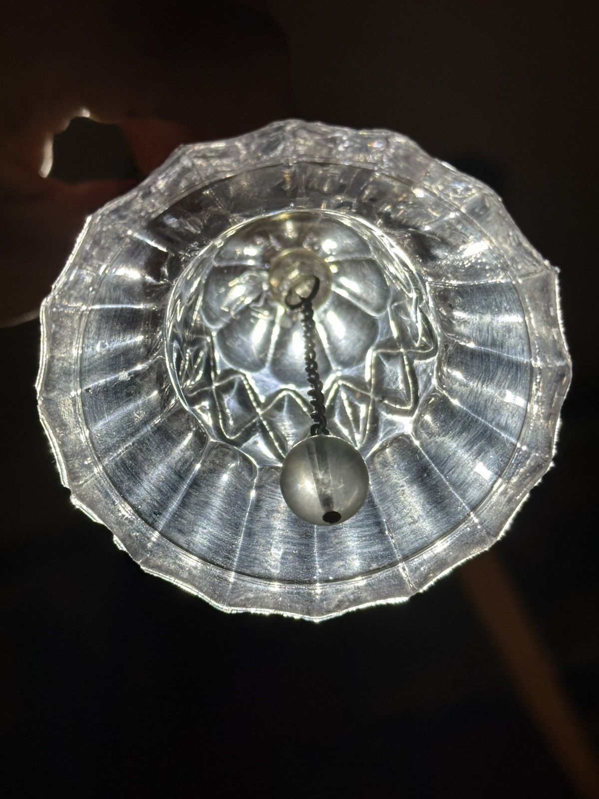 Other Vintage Elegant Clear Glass Bell Size ONE SIZE - 8 Thumbnail