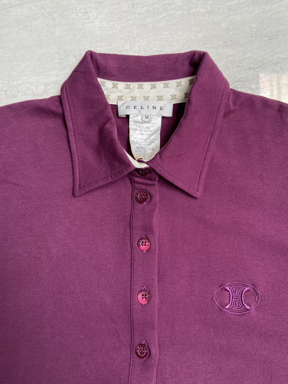 Celine CELINE Purple T-shirt Size US XS / EU 42 / 0 - 8 Thumbnail
