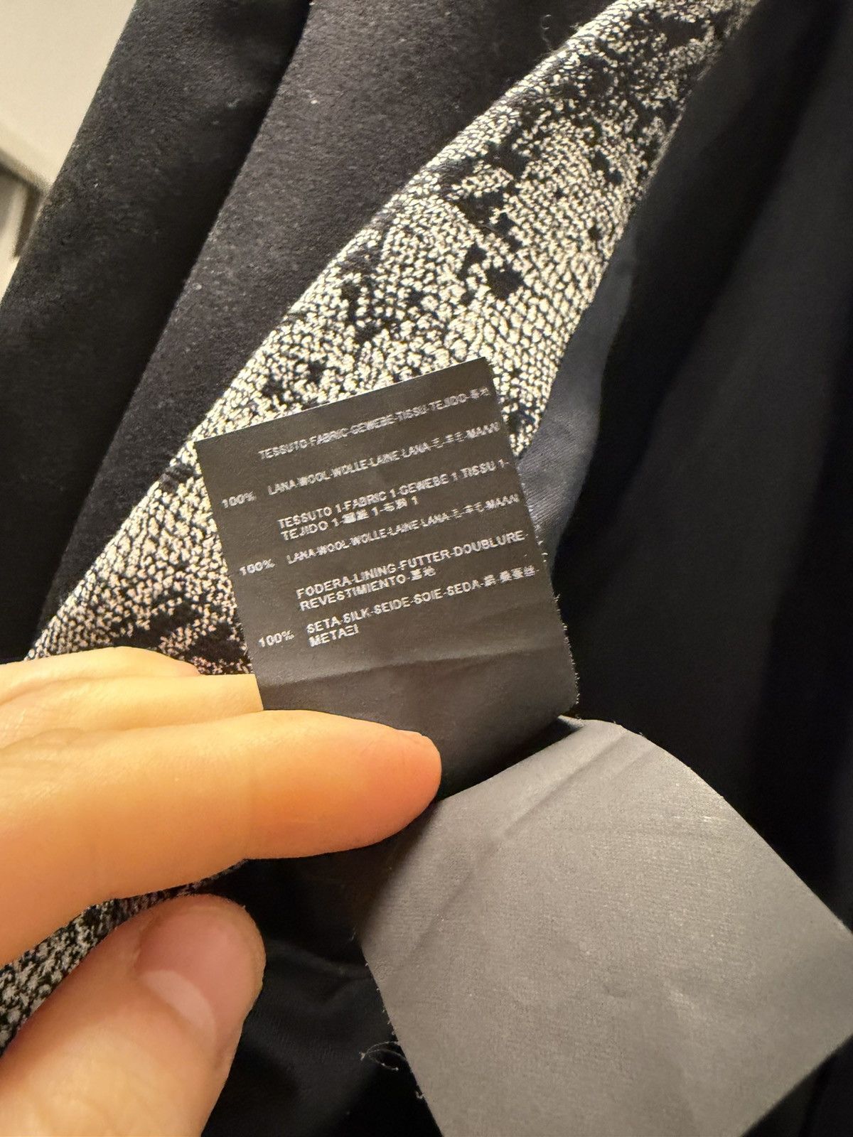 Saint Laurent Paris SAINT LAURENT python look Virgin Wool Blazer Size 42S - 7 Thumbnail