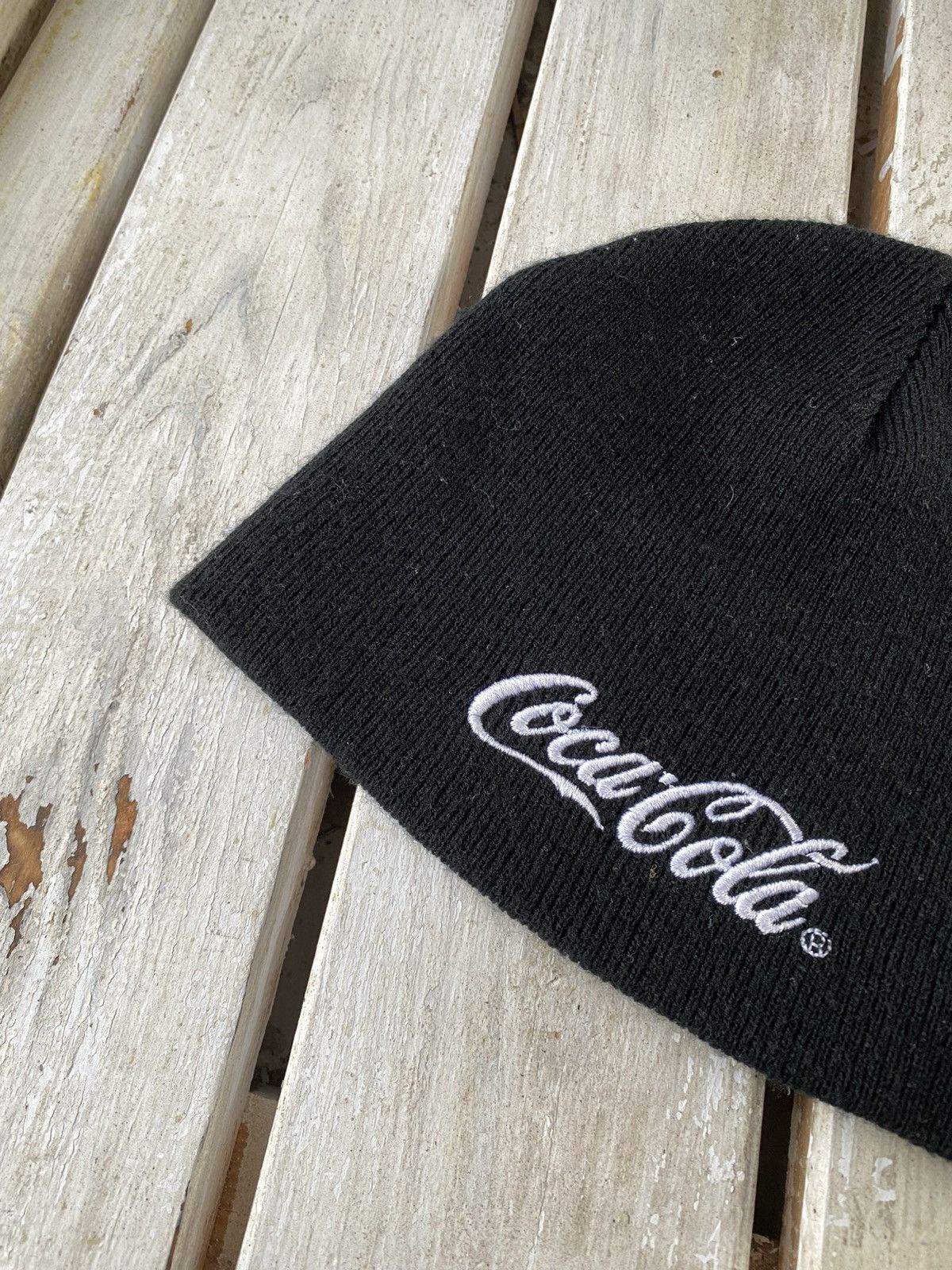Coca Cola × Vintage Coca Cola Y2K Vintage Hat Pom Pom beanie hat coca cola Size ONE SIZE - 2 Thumbnail