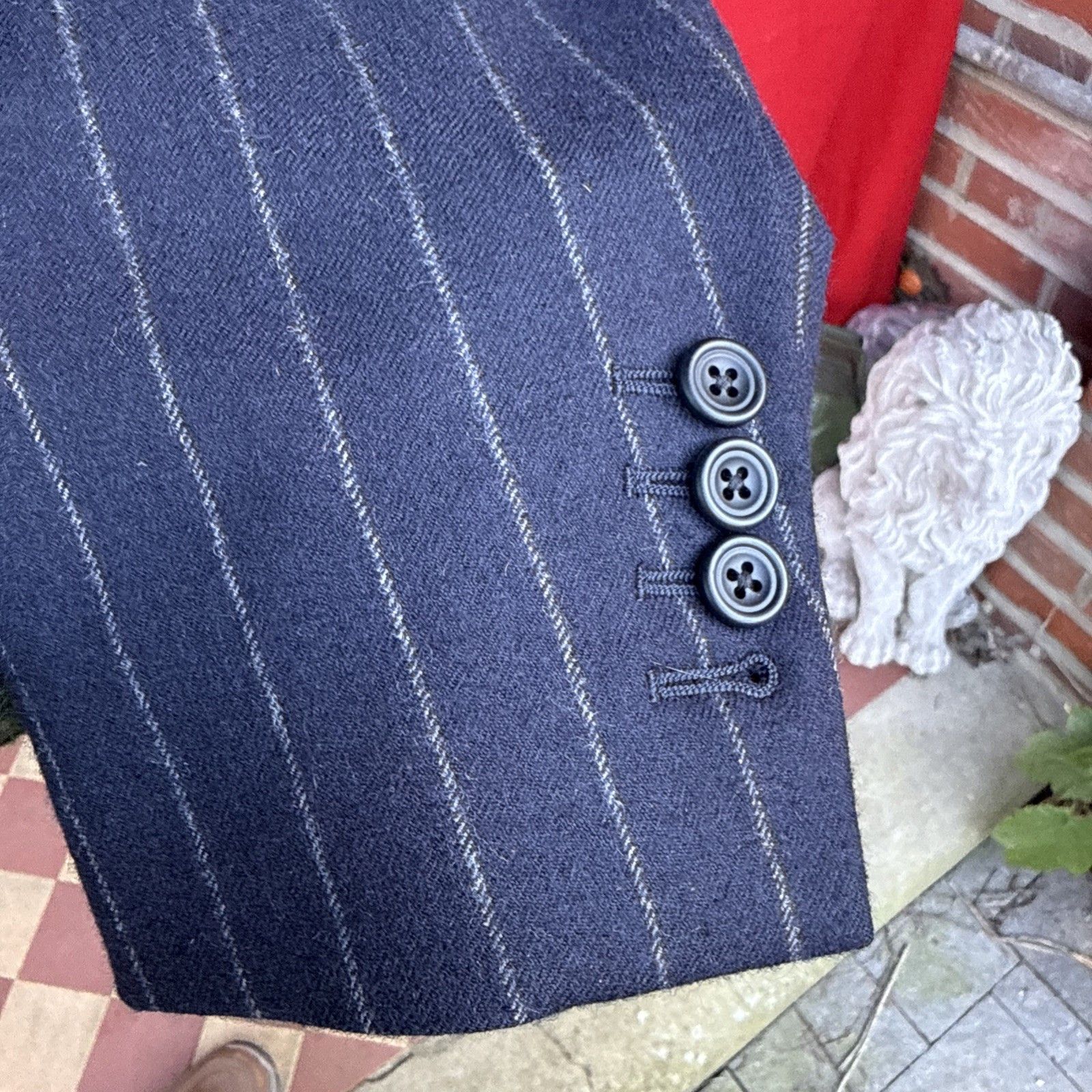 Gieves & Hawkes Bespoke Gieves & Hawkes Private Chalk Stripe Jacket Size 42L - 5 Thumbnail