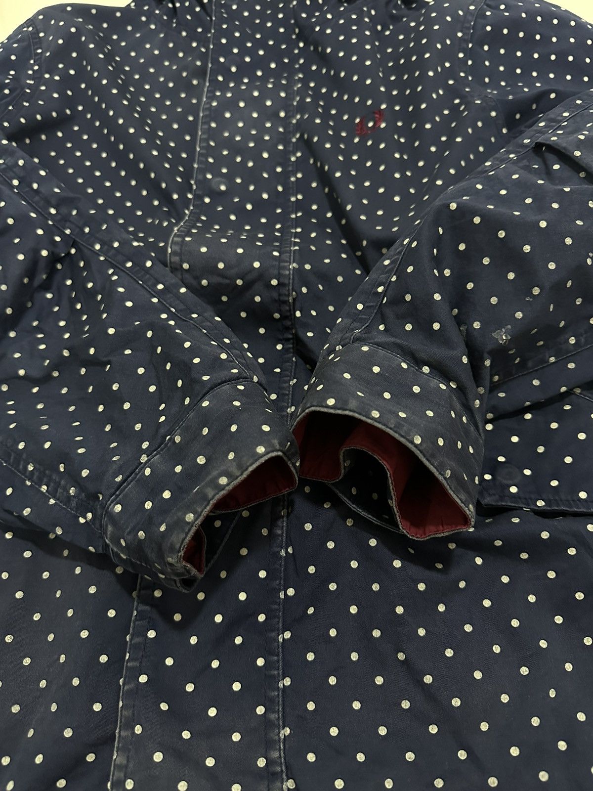 Fred Perry Fred Perry Parka Jakcet Fishtail Design PolkaDot Reversible Size US S / EU 44-46 / 1 - 6 Thumbnail