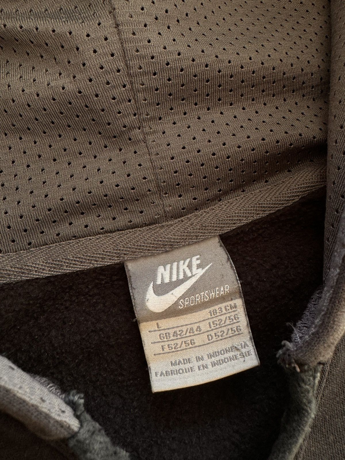 Nike × Vintage NIKE VINTAGE CENTER LOGO OVERSIZE BOXY HOODIE Size US L / EU 52-54 / 3 - 6 Thumbnail