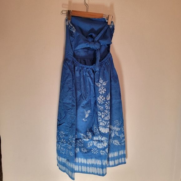 Vintage Bette Of Jamaica Vintage Batik Strapless 60s Dress - S/M Size M / US 6-8 / IT 42-44 - 2 Thumbnail