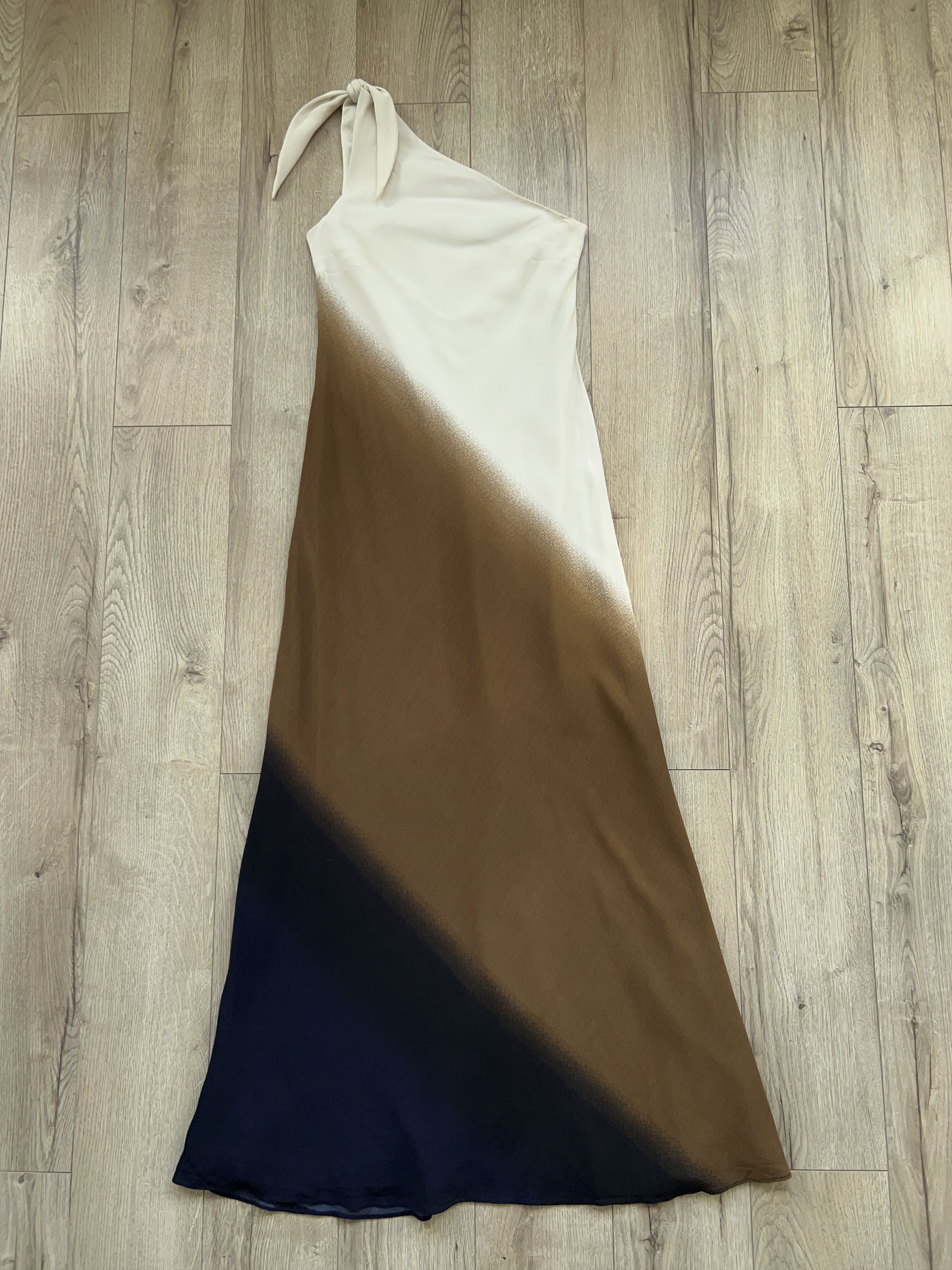 Designer Carla Zampatti One Shoulder Sleeveless Viscose Rayon Size 8 Size M / US 6-8 / IT 42-44 - 1 Thumbnail