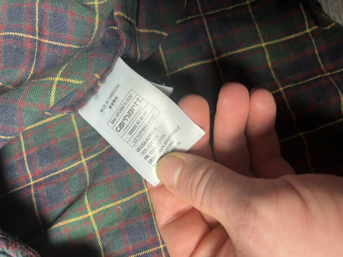 Carhartt Carhartt wip L/S Huffman shirt size Large Size US L / EU 52-54 / 3 - 6 Thumbnail