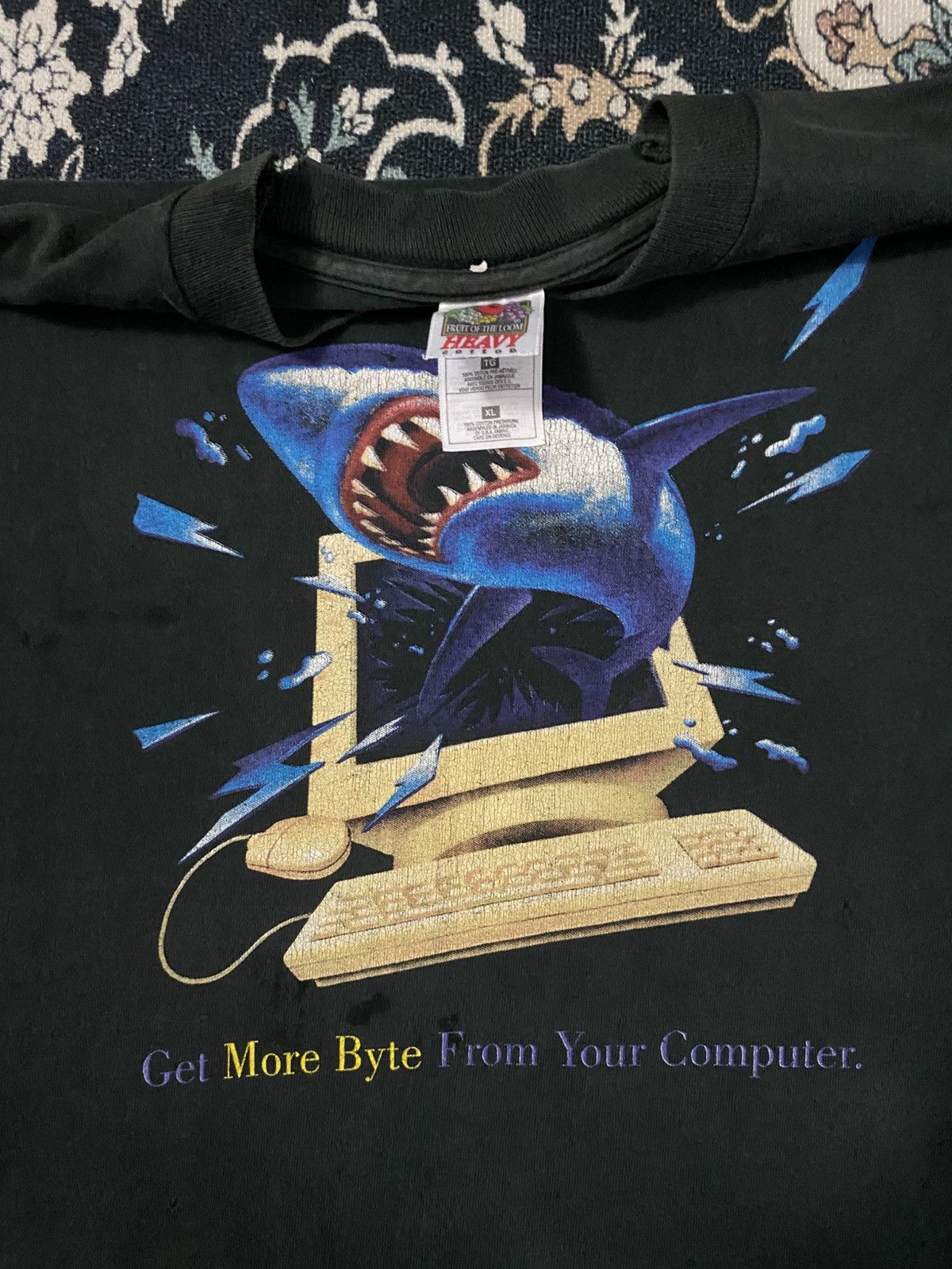Apple × Vintage Vintage apple tee 90’s tech Size US L / EU 52-54 / 3 - 3 Thumbnail
