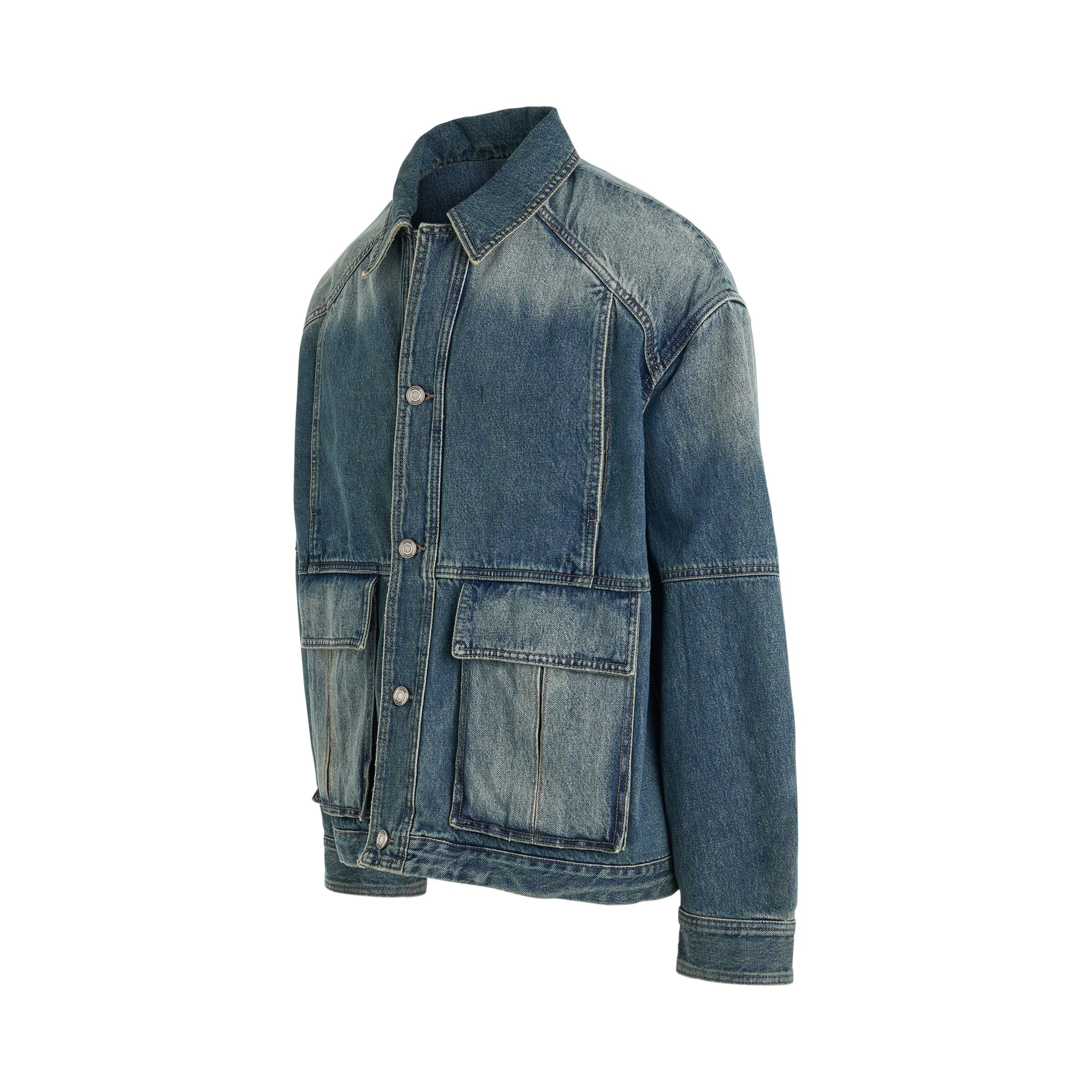 Juun.J o1mris0824 Denim Jacket in Blue Size US M / EU 48-50 / 2 - 2 Thumbnail