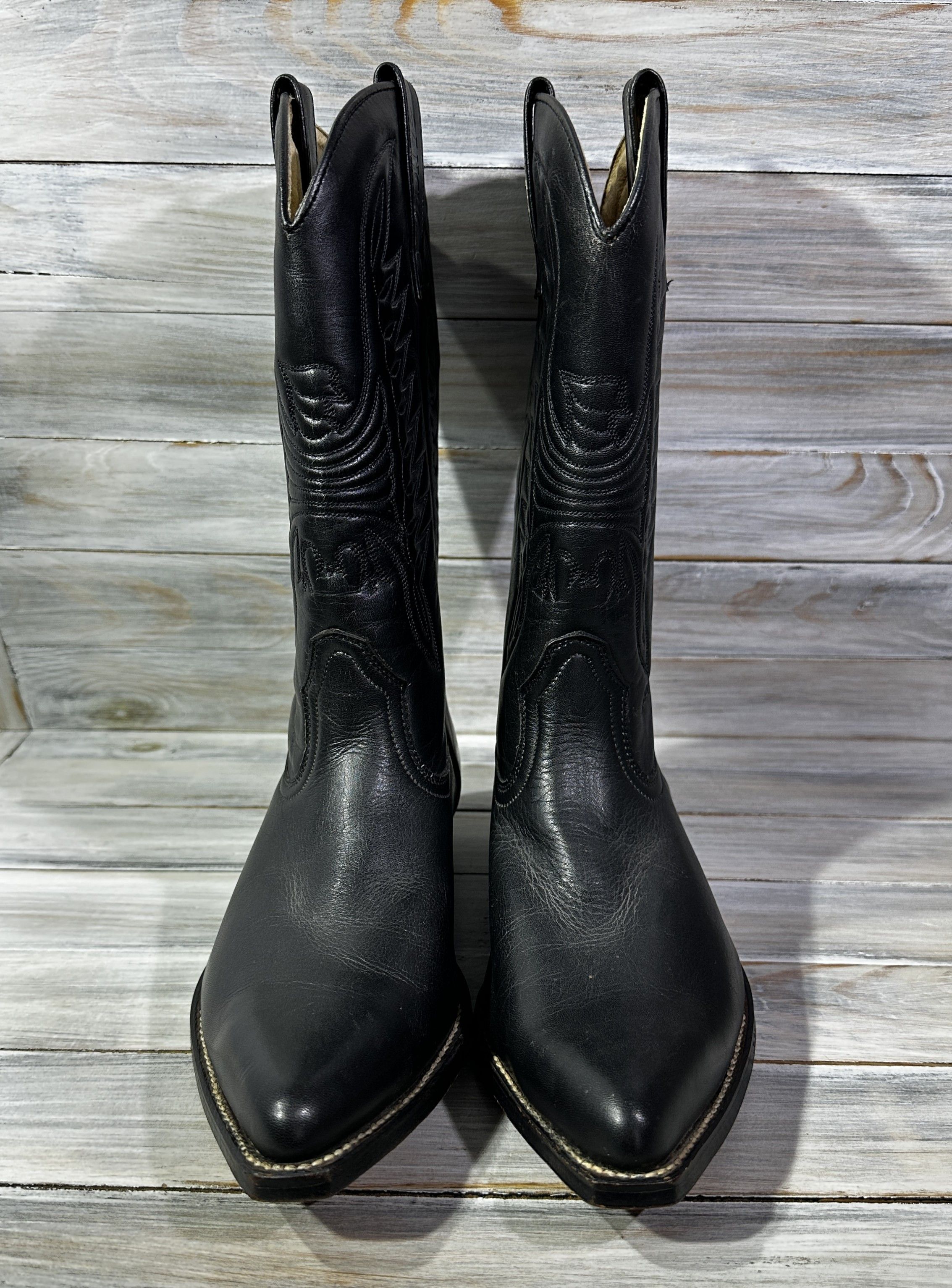 Cowboy Equipment × Leather × Sancho Boots Sancho Western Cowboy Leather Boots Size 42 Made In Spain Size US 9 / EU 42 - 18 Thumbnail