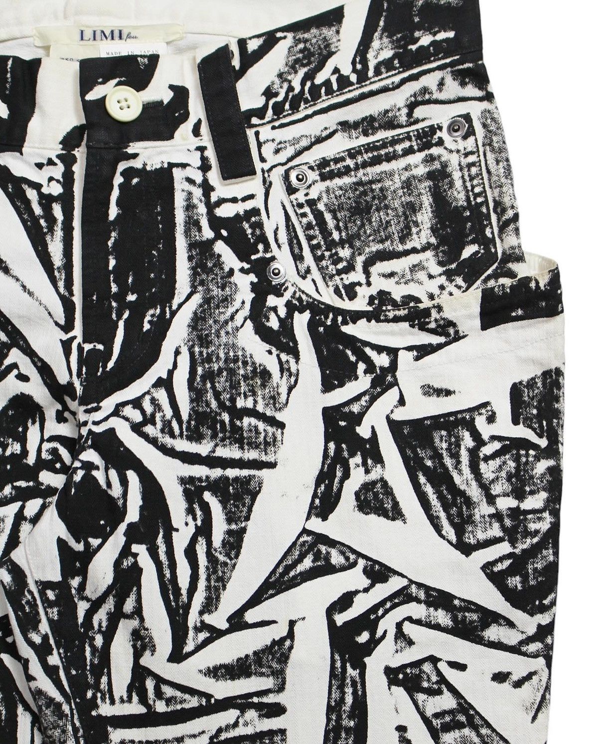 Yohji Yamamoto SS2002 LIMI FEU DESIGNED BY LIMI YAMAMOTO WRINKLE PRINT Size US 30 / EU 46 - 3 Thumbnail