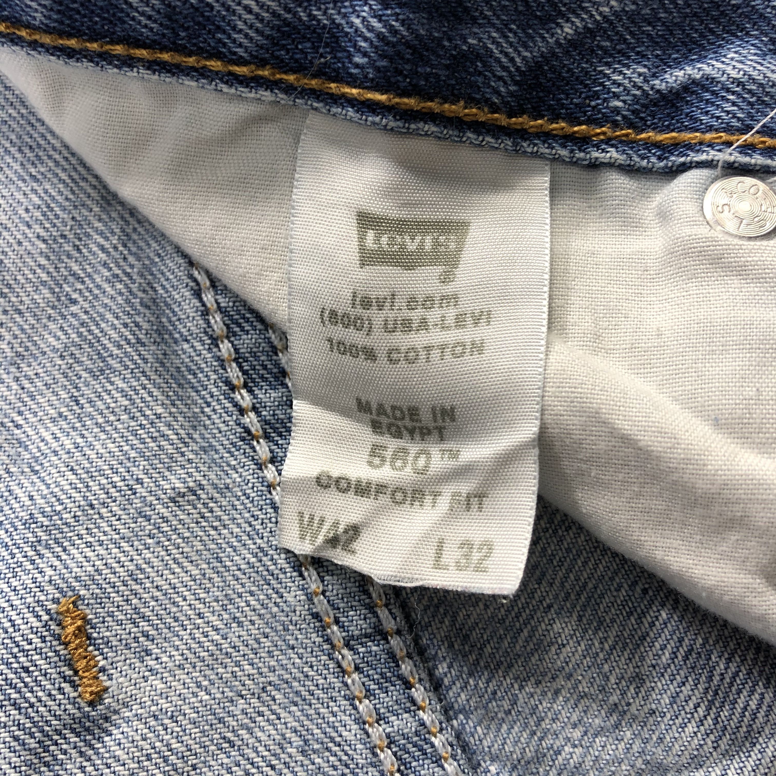 Levi's Vintage Blue Wash Levis 560 Jeans-J2250 Size US 42 / EU 58 - 11 Thumbnail