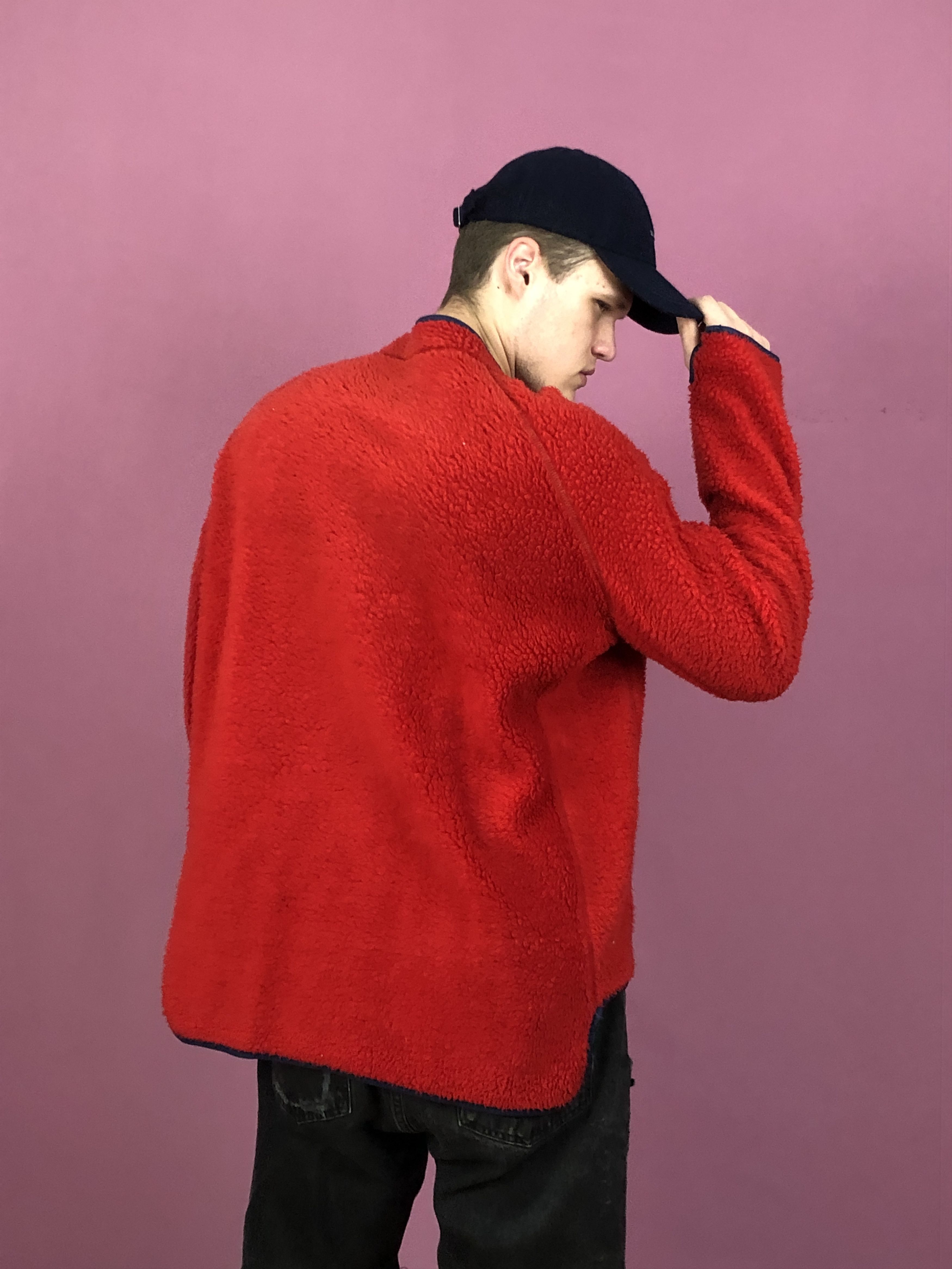 Helly Hansen × Vintage 80s Helly Hansen Vintage Men's Quarter Zip Fleece - XL Size US XL / EU 56 / 4 - 3 Thumbnail
