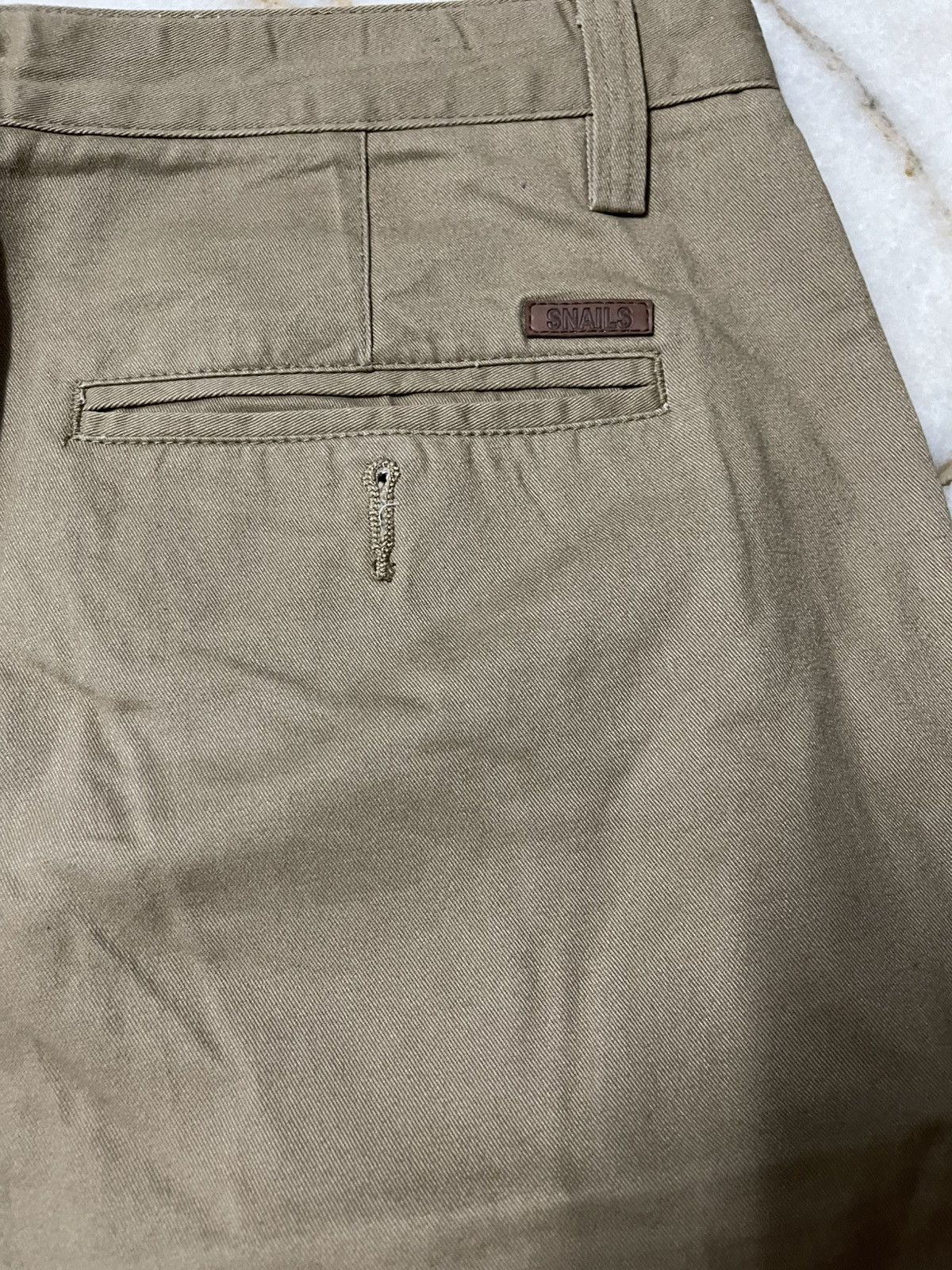 Japanese Brand Snail's Slack Pants Brown Size US 35 - 7 Thumbnail
