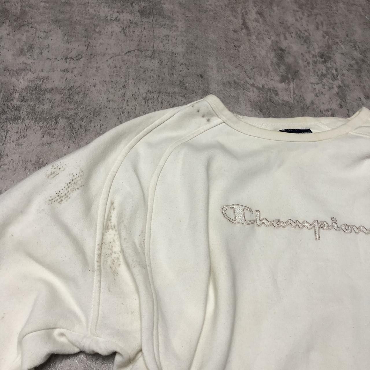 Champion White Champion sweatshirt with a small stain Size XL / US 12-14 / IT 48-50 - 2 Thumbnail
