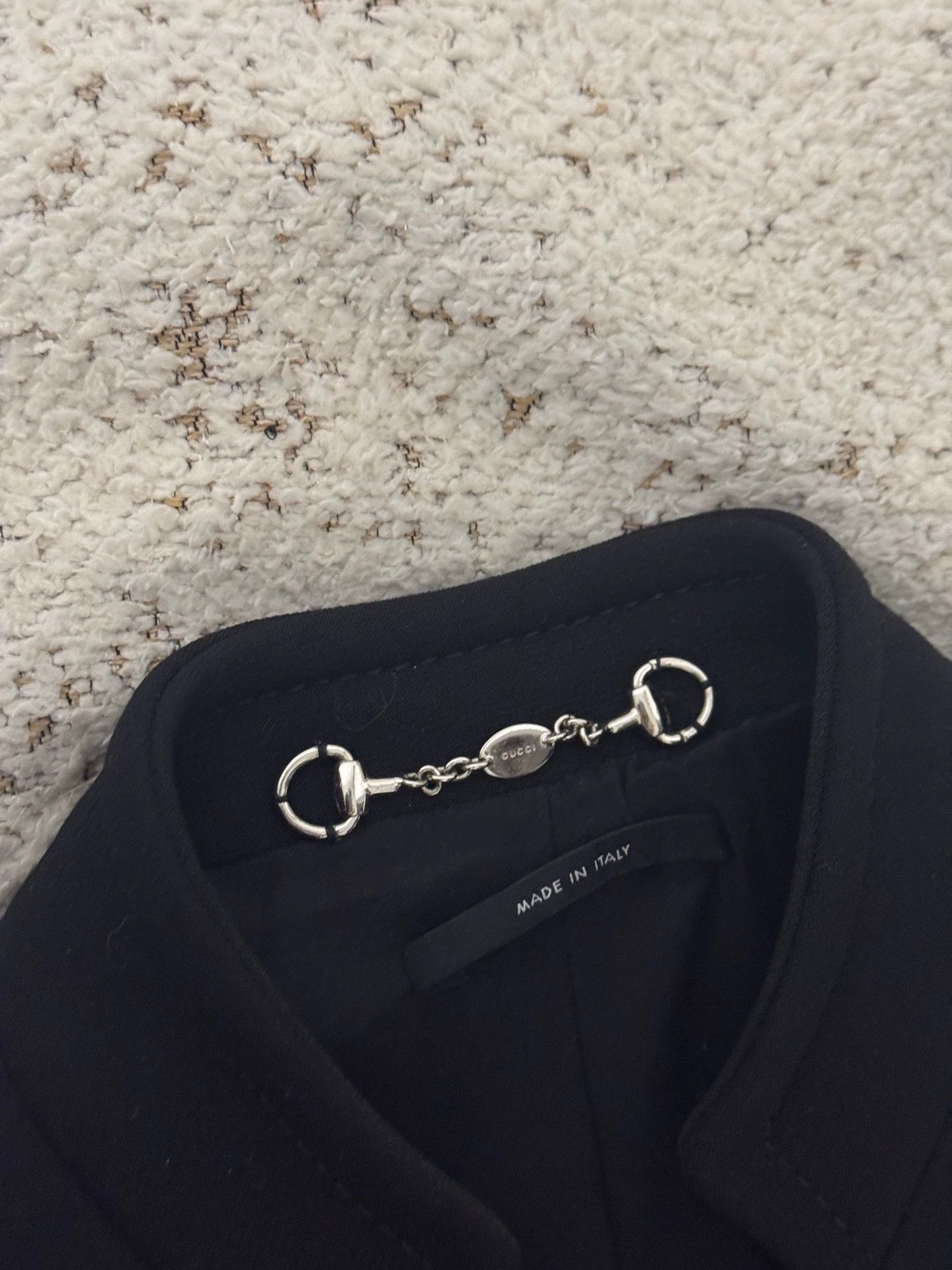 Gucci Gucci Double-Breasted Black Overcoat 38 Dust Bag Size XS / US 0-2 / IT 36-38 - 2 Thumbnail
