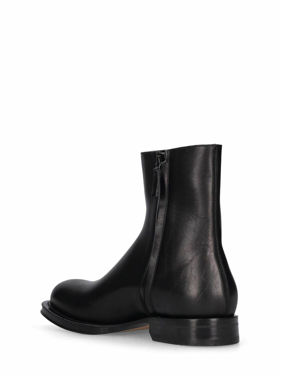Lanvin o1tko11025 Side-Zip Boots in Black Size US 11 / EU 44 - 4 Thumbnail