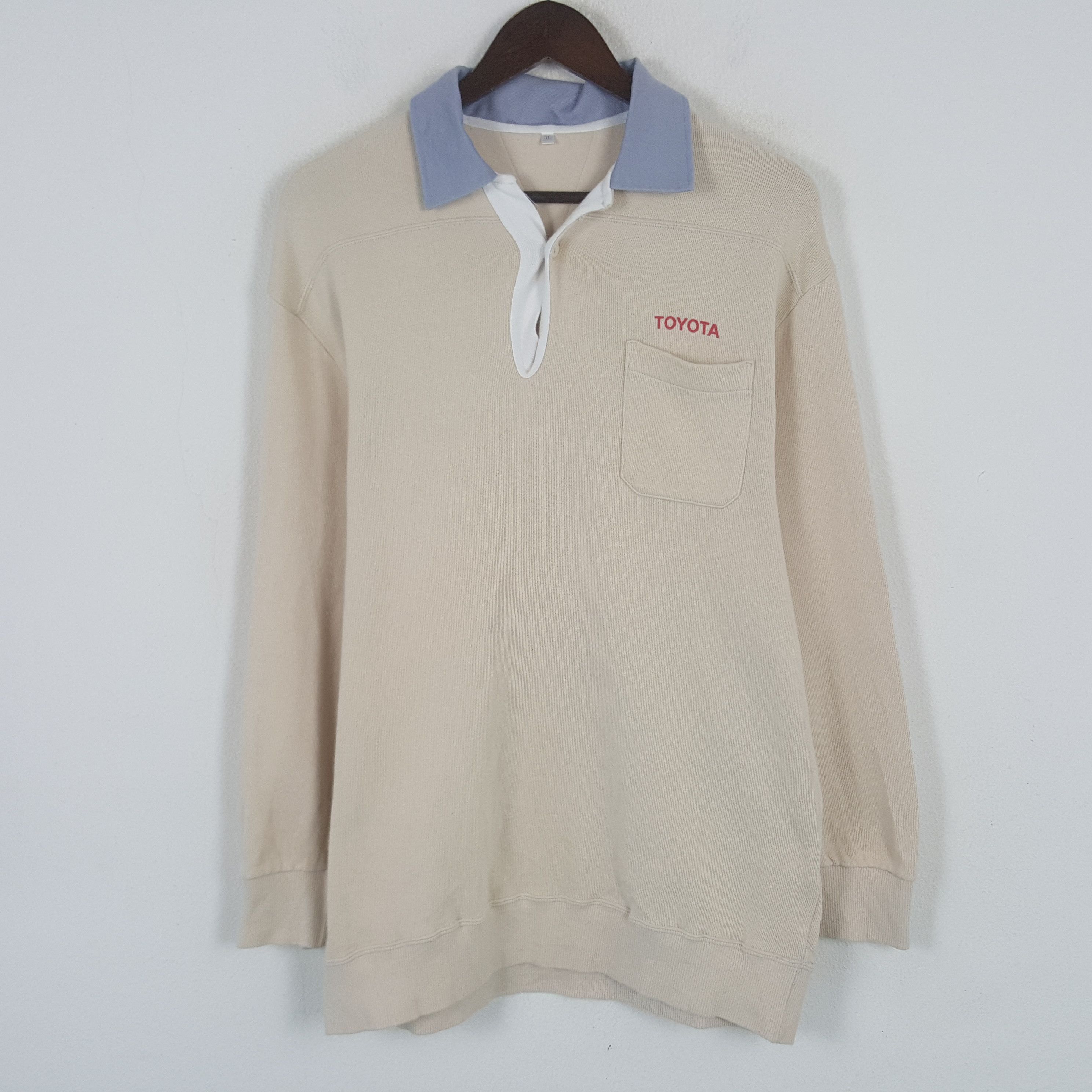 Japanese Brand × Vintage Vintage Toyota Worker Polos Sweatshirt Size US S / EU 44-46 / 1 - 3 Thumbnail
