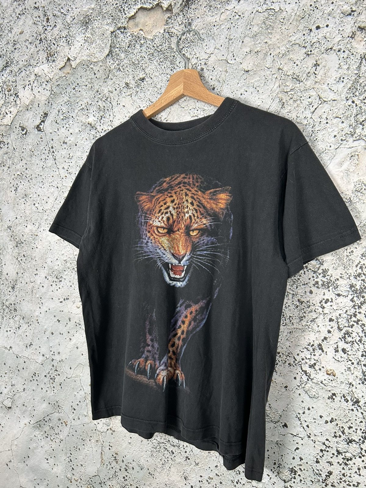 Vintage Vintage Tiger Animal Tee 90s Graphic Horror Movie Punk Size US S / EU 44-46 / 1 - 2 Thumbnail