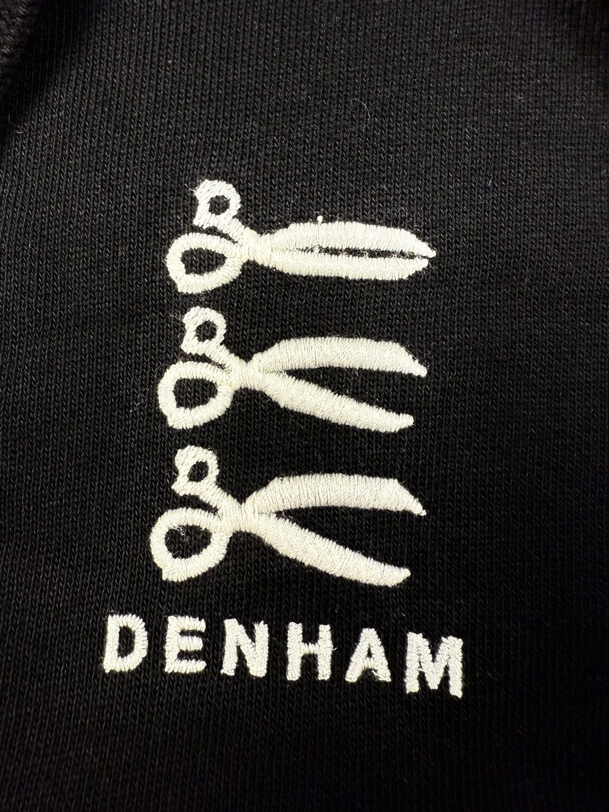 DENHAM DENHAM Women’s Black Hoodie Scissors Logo Size M Size M / US 6-8 / IT 42-44 - 3 Thumbnail