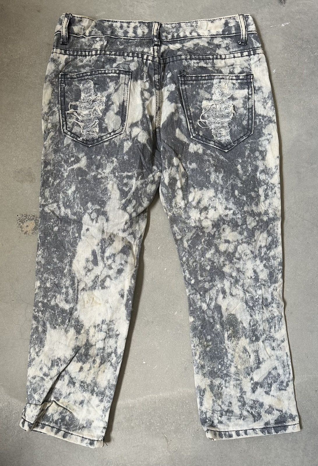 Japanese Brand ACID WASH DENIM PANT Size US 30 / EU 46 - 9 Thumbnail