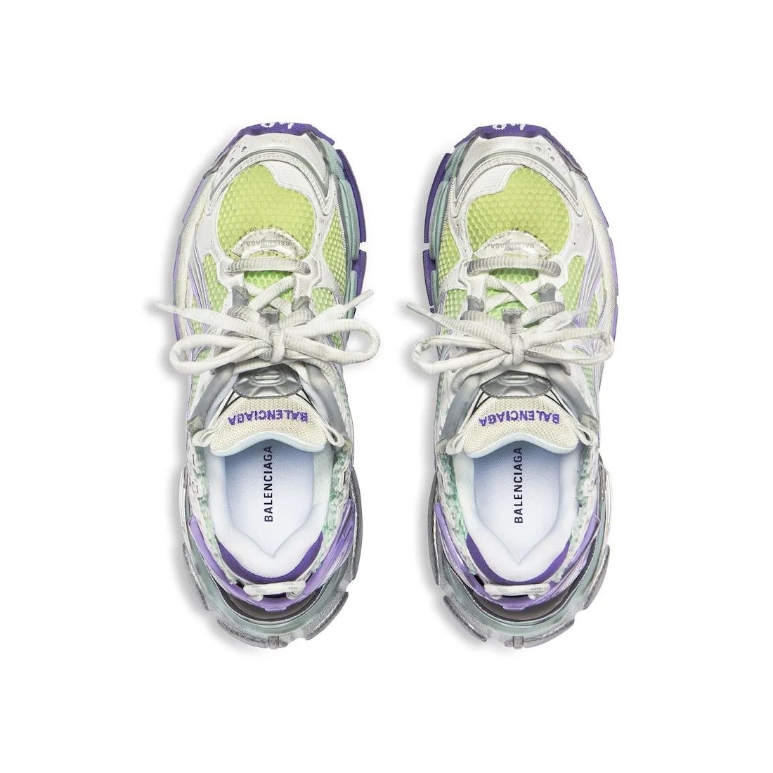 Balenciaga o1tr1nto0526 Runner Gradient Sneakers in Multicolor Size US 9 / EU 42 - 3 Thumbnail