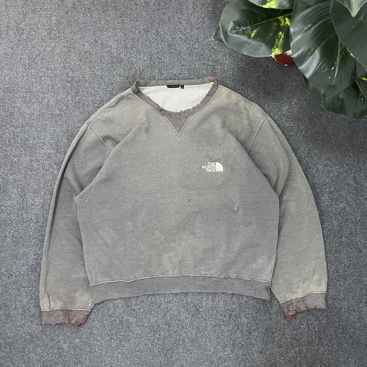 The North Face × Vintage 1990s The North Face Backhit Logo Sunfaded Crewneck Size US L / EU 52-54 / 3 - 8 Thumbnail