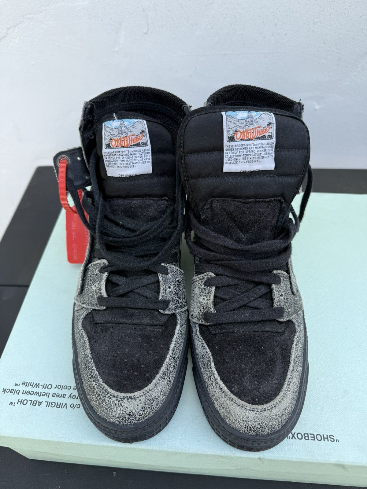 Off-White Grey and black Off-White sneakers Size US 8.5 / IT 38.5 - 6 Thumbnail