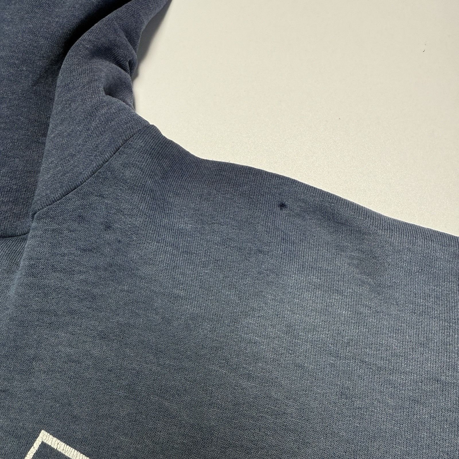 Vintage Vintage USA Hoodie Sweatshirt Mens XL 25.5x26 Faded Blue Y2K Size US XL / EU 56 / 4 - 6 Thumbnail