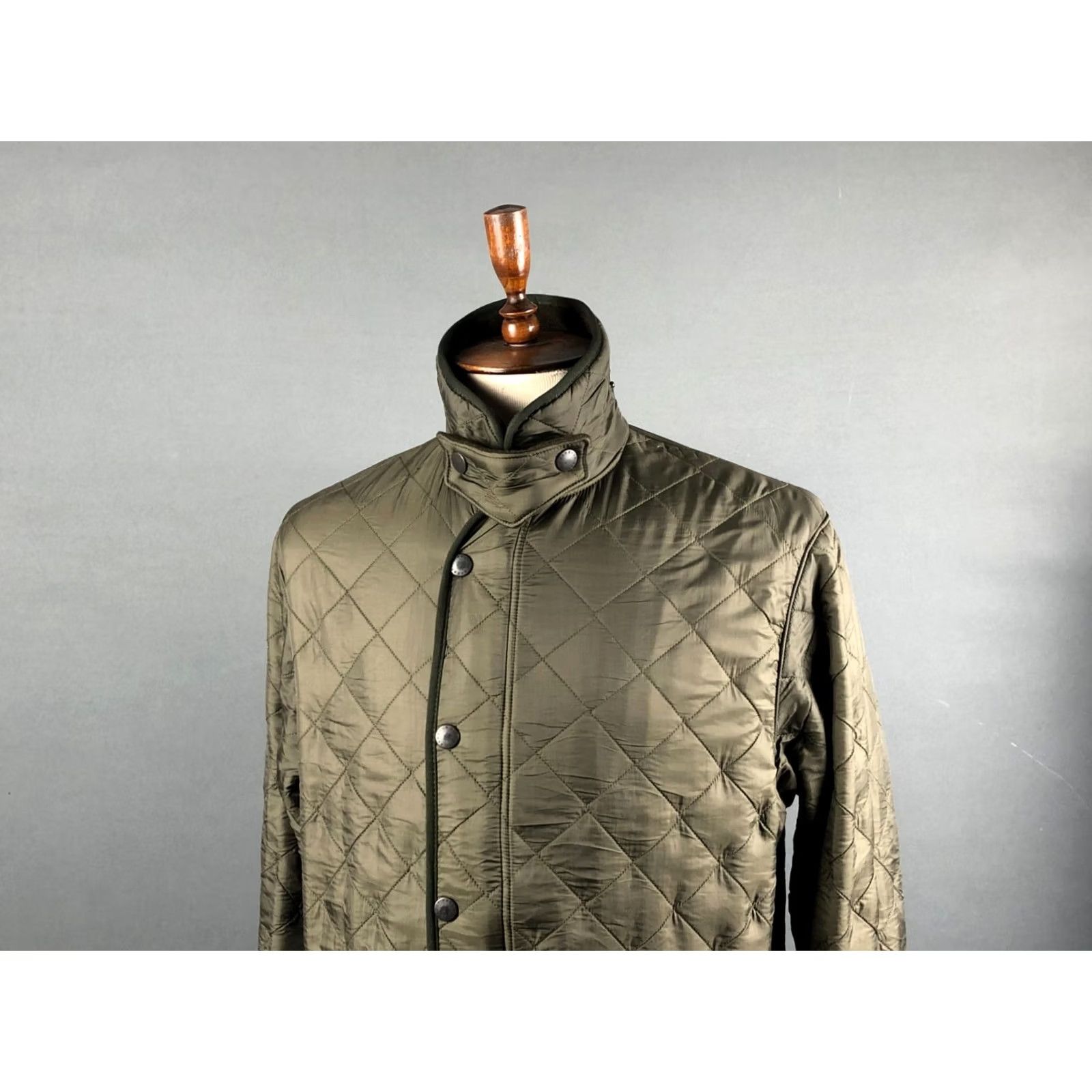 Barbour Barbour Full Zip Jacket Men L Green Nylon Quilted Barbour Size US L / EU 52-54 / 3 - 5 Thumbnail