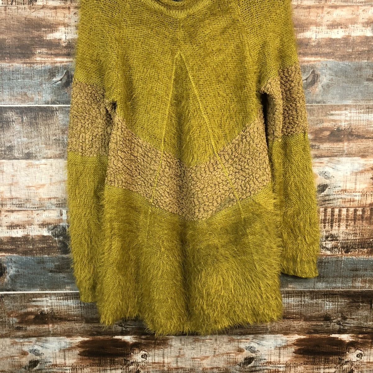 Homespun Knitwear × Japanese Brand DLL Koibito Misaki Green Knitwear vintage #C026 Size M / US 6-8 / IT 42-44 - 3 Thumbnail