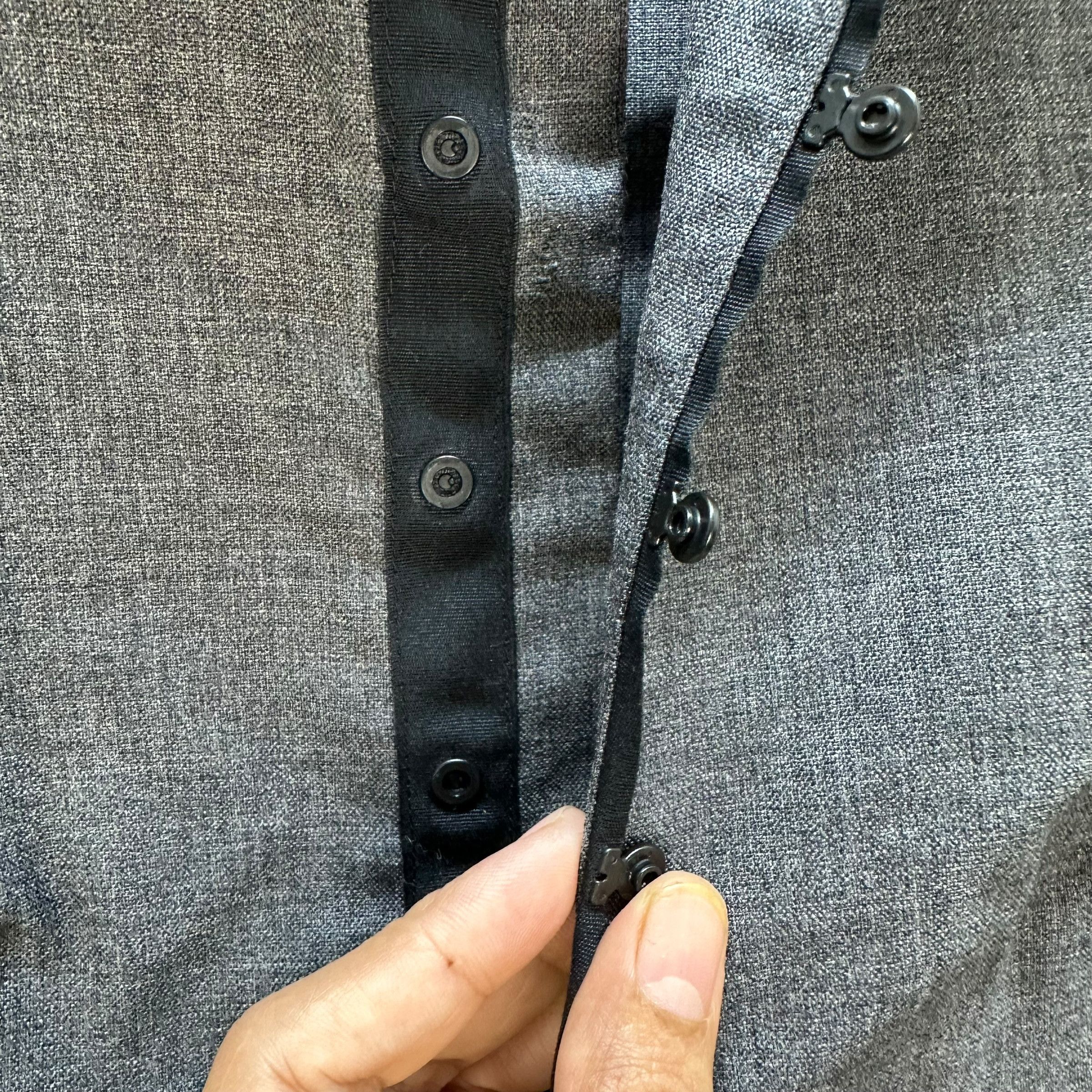 Sunao Kuwahara I.S. SUNAO KUAWAHARA Snap Button Shirt Jacket #A65-1558 Size M / US 6-8 / IT 42-44 - 8 Thumbnail