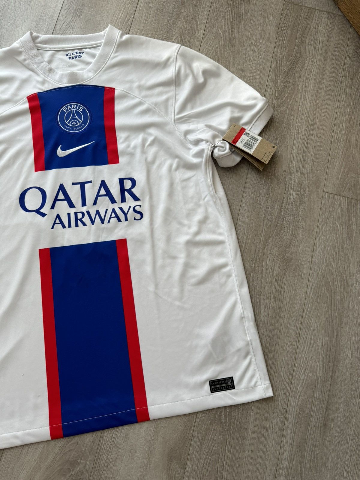 Nike 2022/23 PSG Authentic Third Jersey #10 Neymar Jr Medium Size US L / EU 52-54 / 3 - 3 Thumbnail