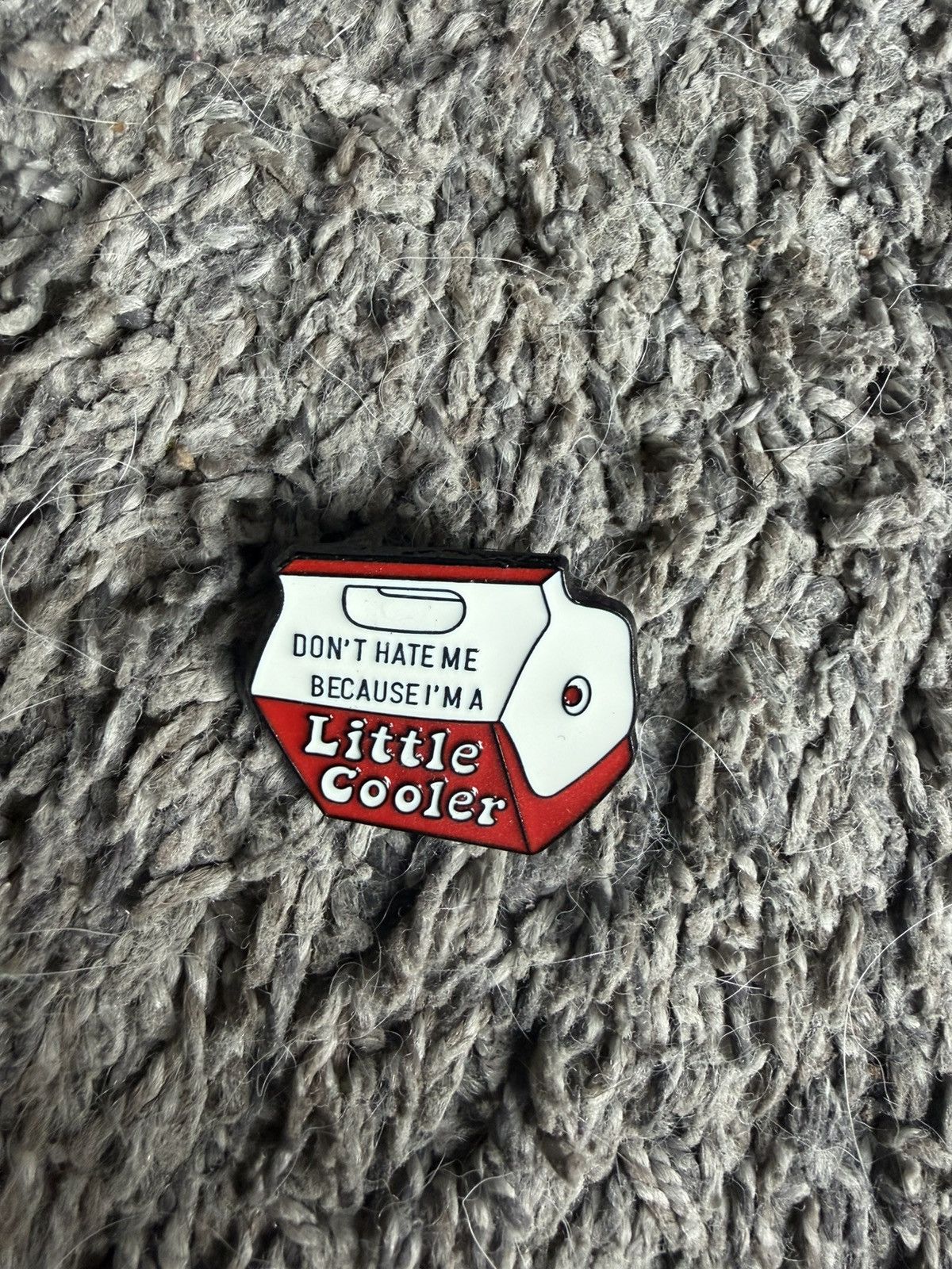 Hypebeast Don’t Hate Me Because I’m A Little Cooler Enamel Pin Size ONE SIZE - 1 Thumbnail