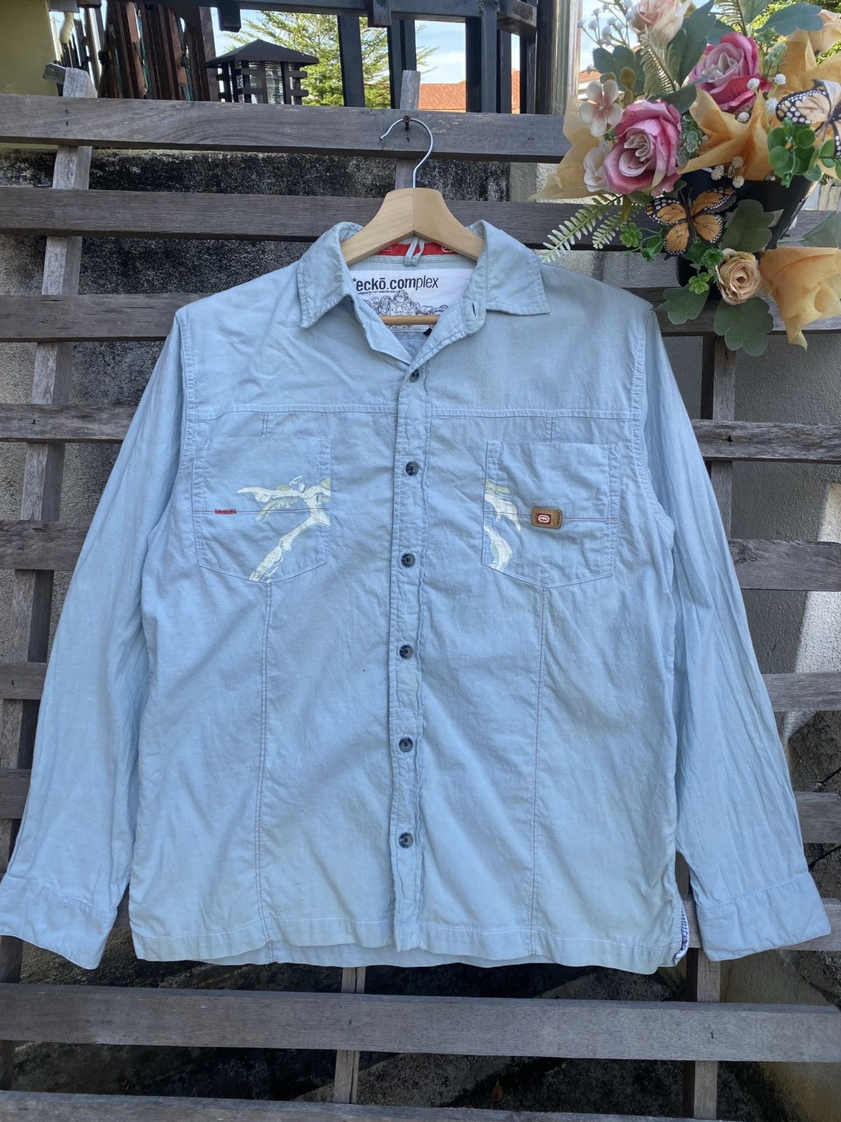Other Ecko Unltd. Complex Embroidered Long Sleeve Button-Up Shirt Size US M / EU 48-50 / 2 - 1 Thumbnail