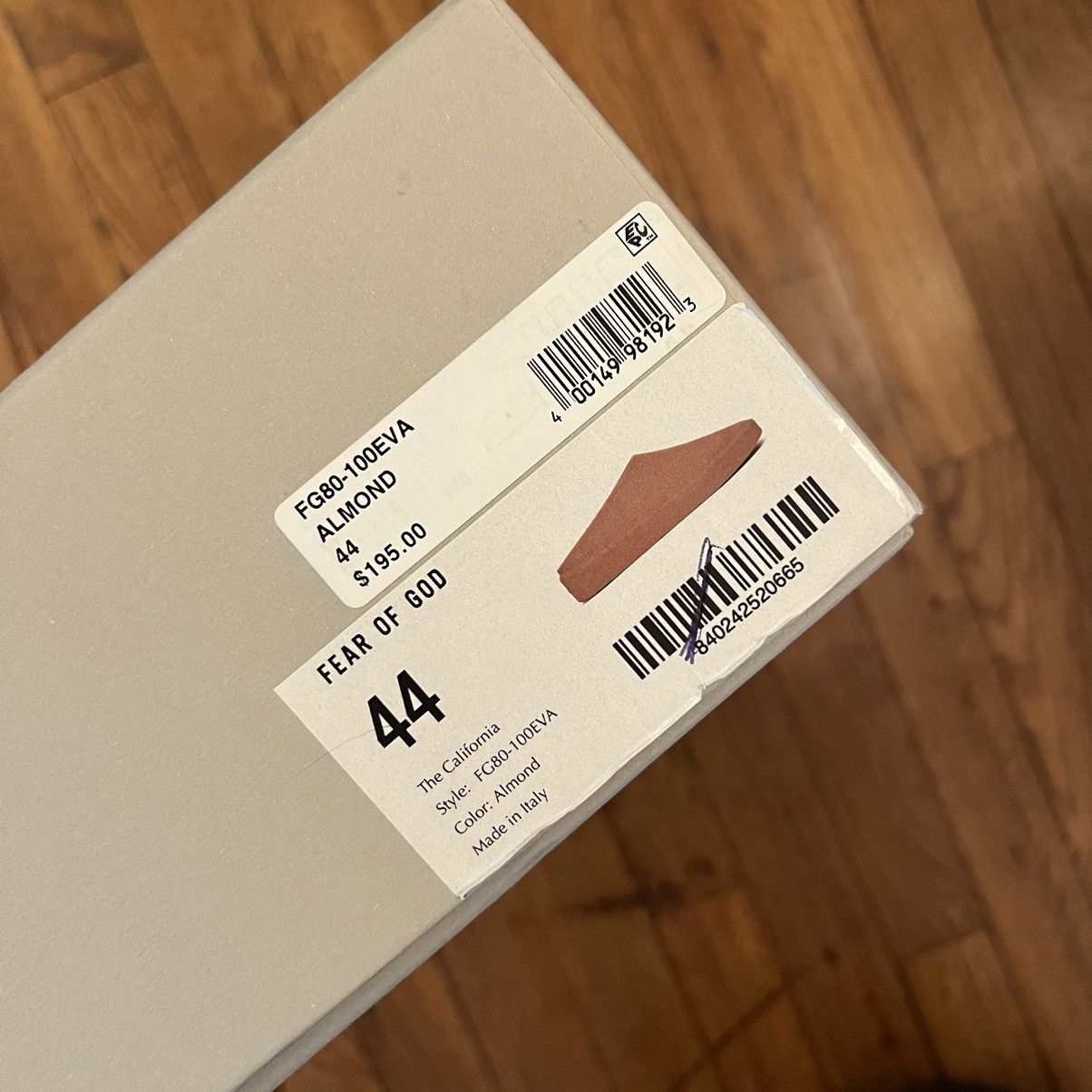 Fear of God ✨FEAR OF GOD | The California Slide, Almond, LIKE NEW ✨ Size US 11 / EU 44 - 10 Thumbnail