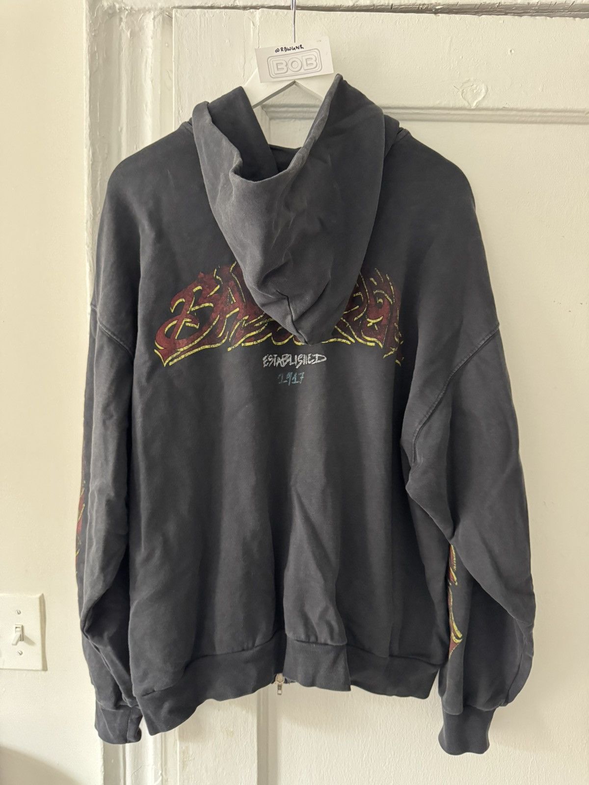 Balenciaga Balenciaga Offshore Hoodie S Size US S / EU 44-46 / 1 - 9 Thumbnail
