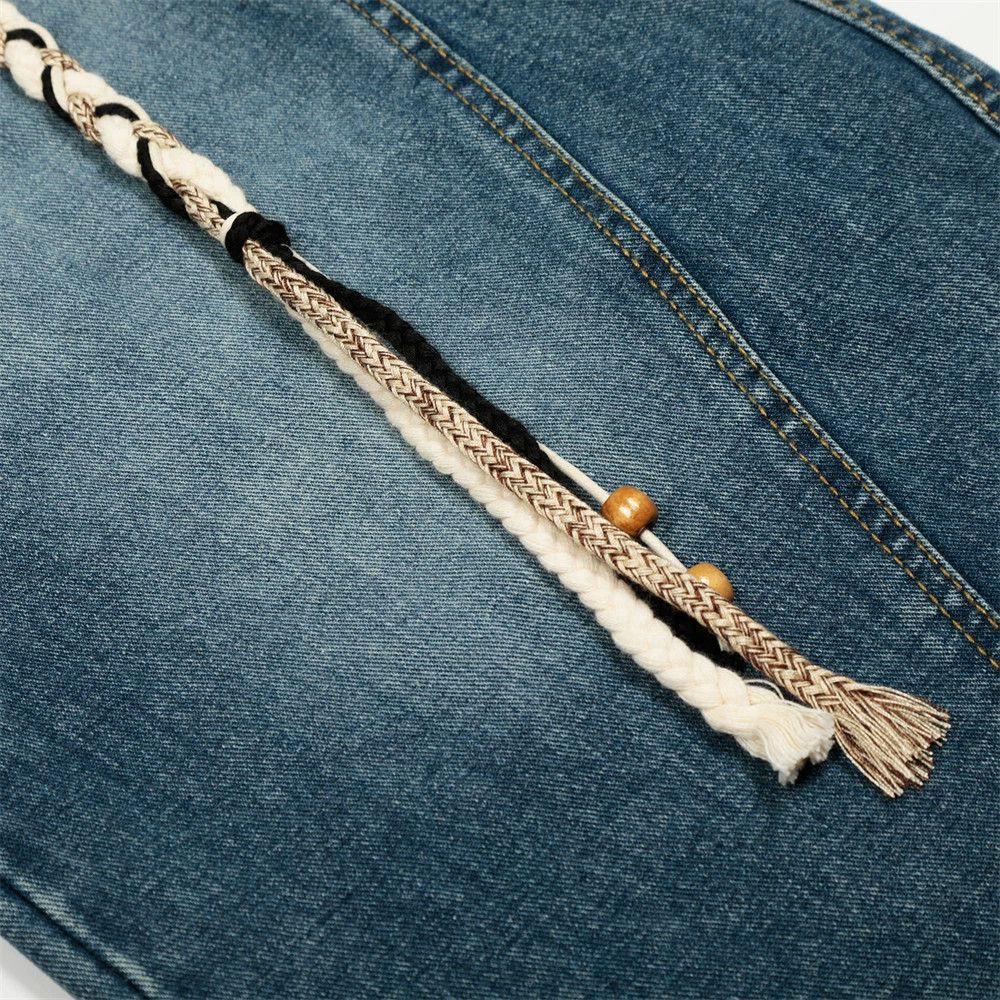 Jean Men's street waistline distressed washed scimitar jeans Size US 34 / EU 50 - 4 Thumbnail
