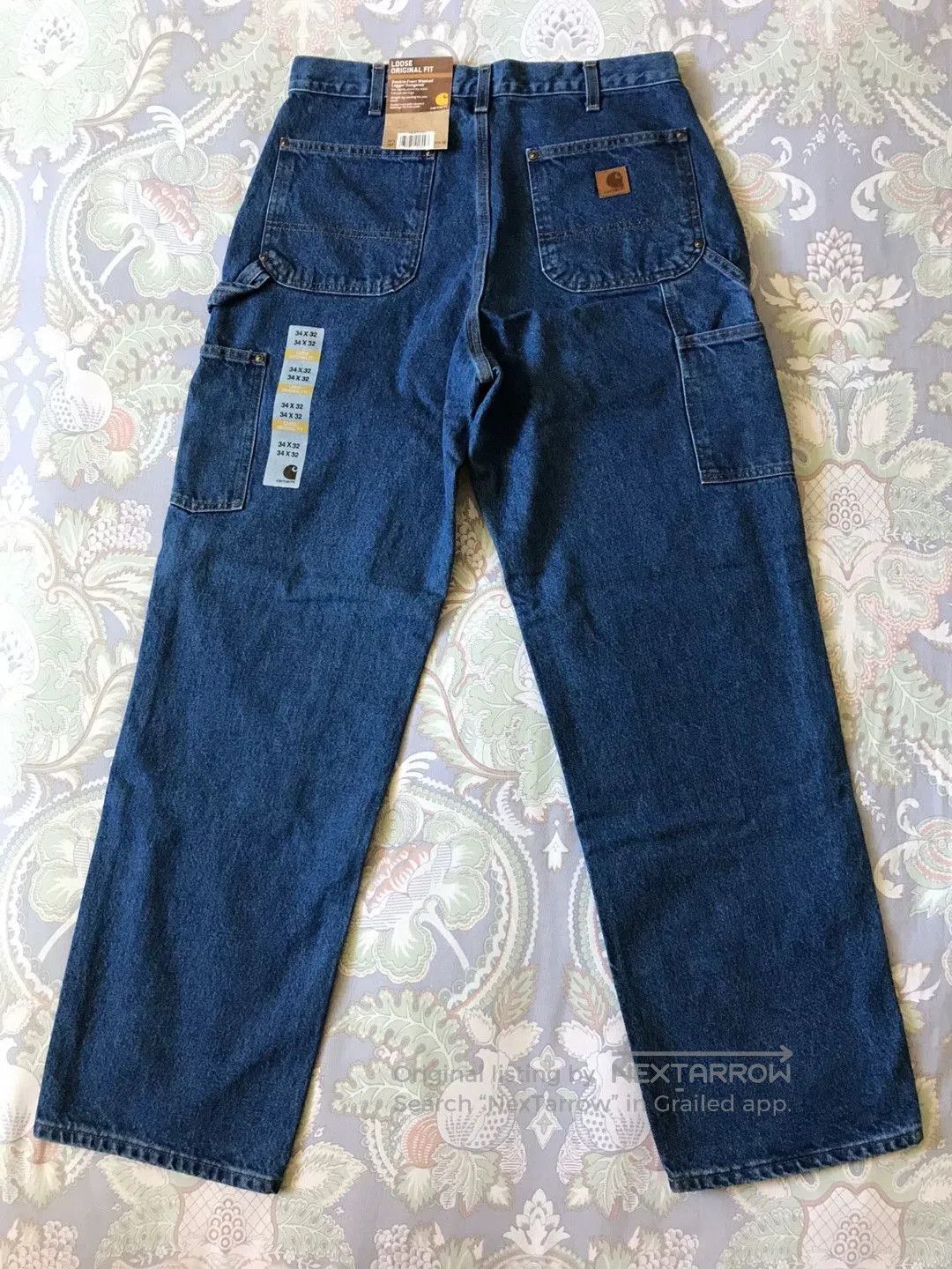 Carhartt Carhartt B73 Double Knee Washed Jeans. Size US 34 / EU 50 - 3 Thumbnail