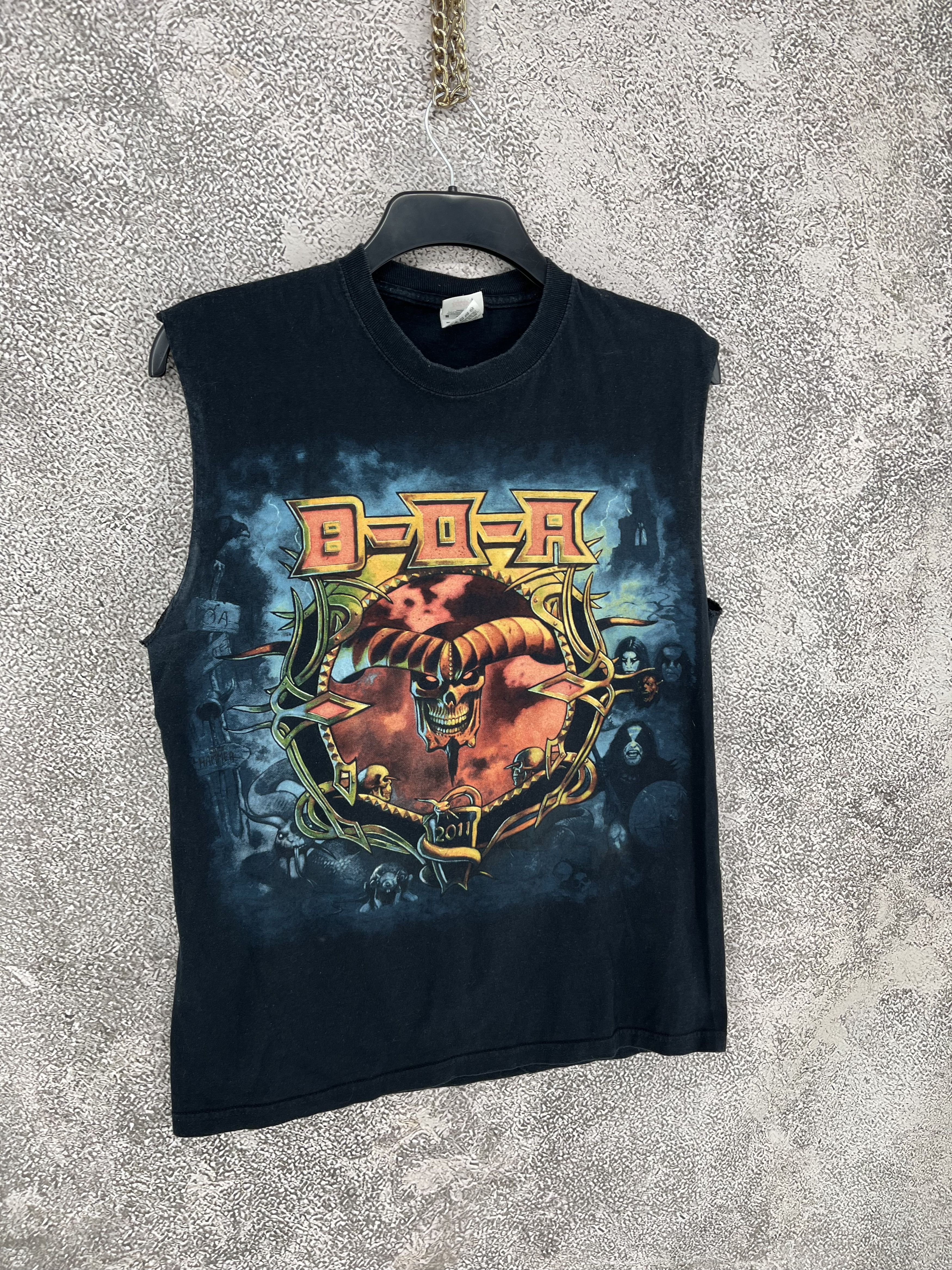 Band Tees DOA Dead On Arrival 2011 Bloodstock Metal Music Top T Shirt Size US M / EU 48-50 / 2 - 2 Thumbnail