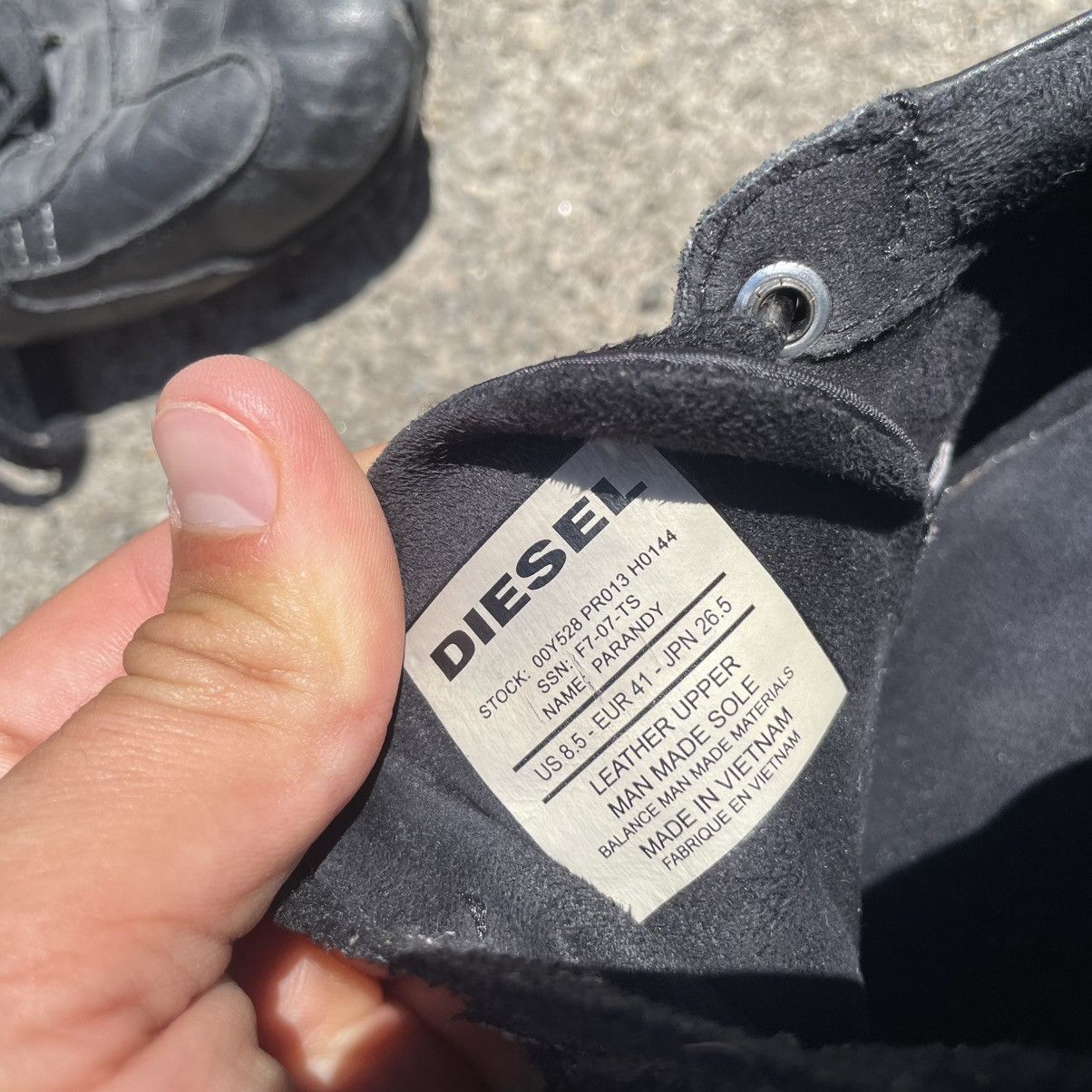 Diesel RARE Diesel Parandy Leather Sneakers shoes boots y-3 speed Size US 8.5 / EU 41-42 - 8 Thumbnail